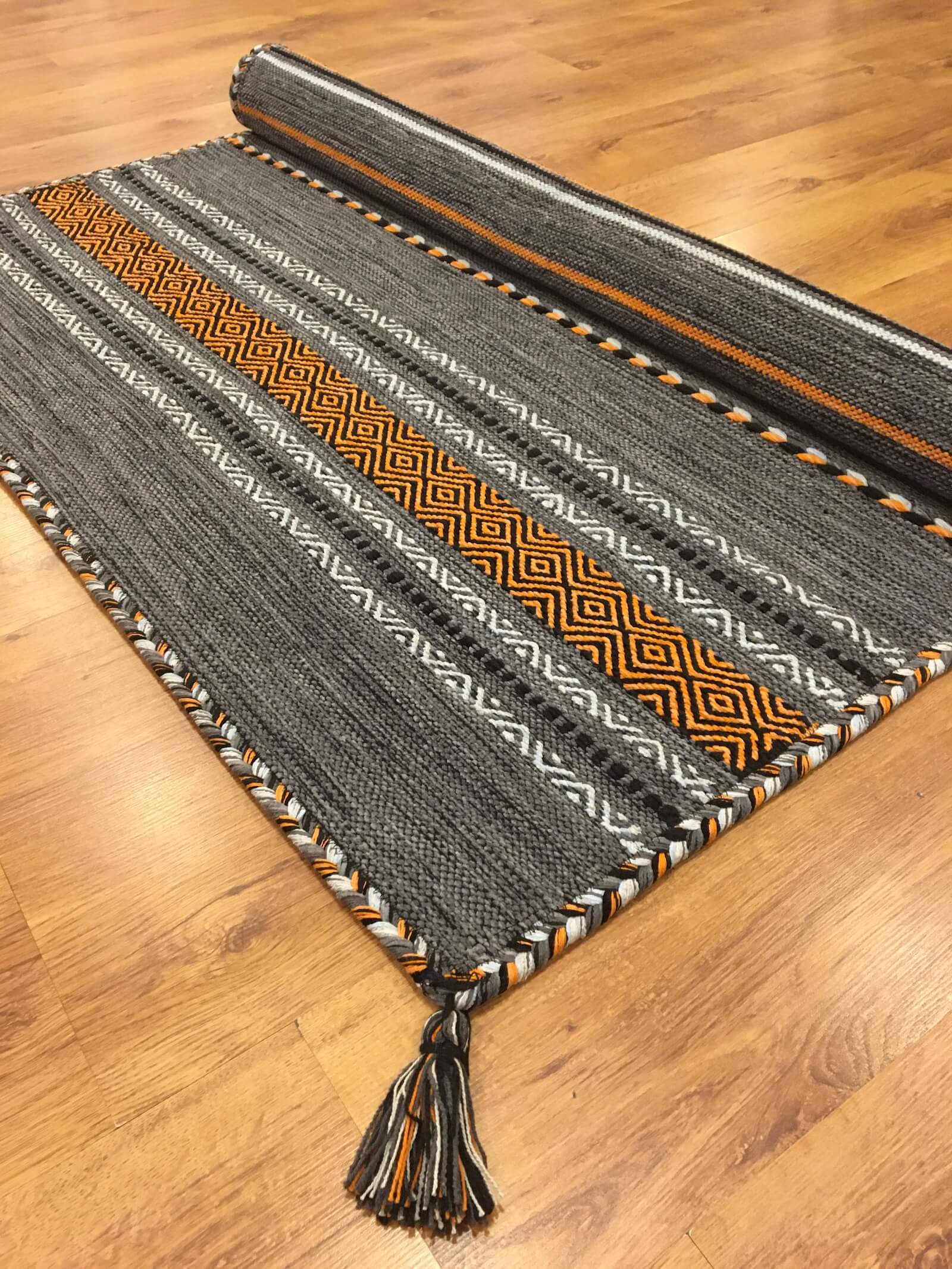 İskandinav Kilim 03 Koyu Gri