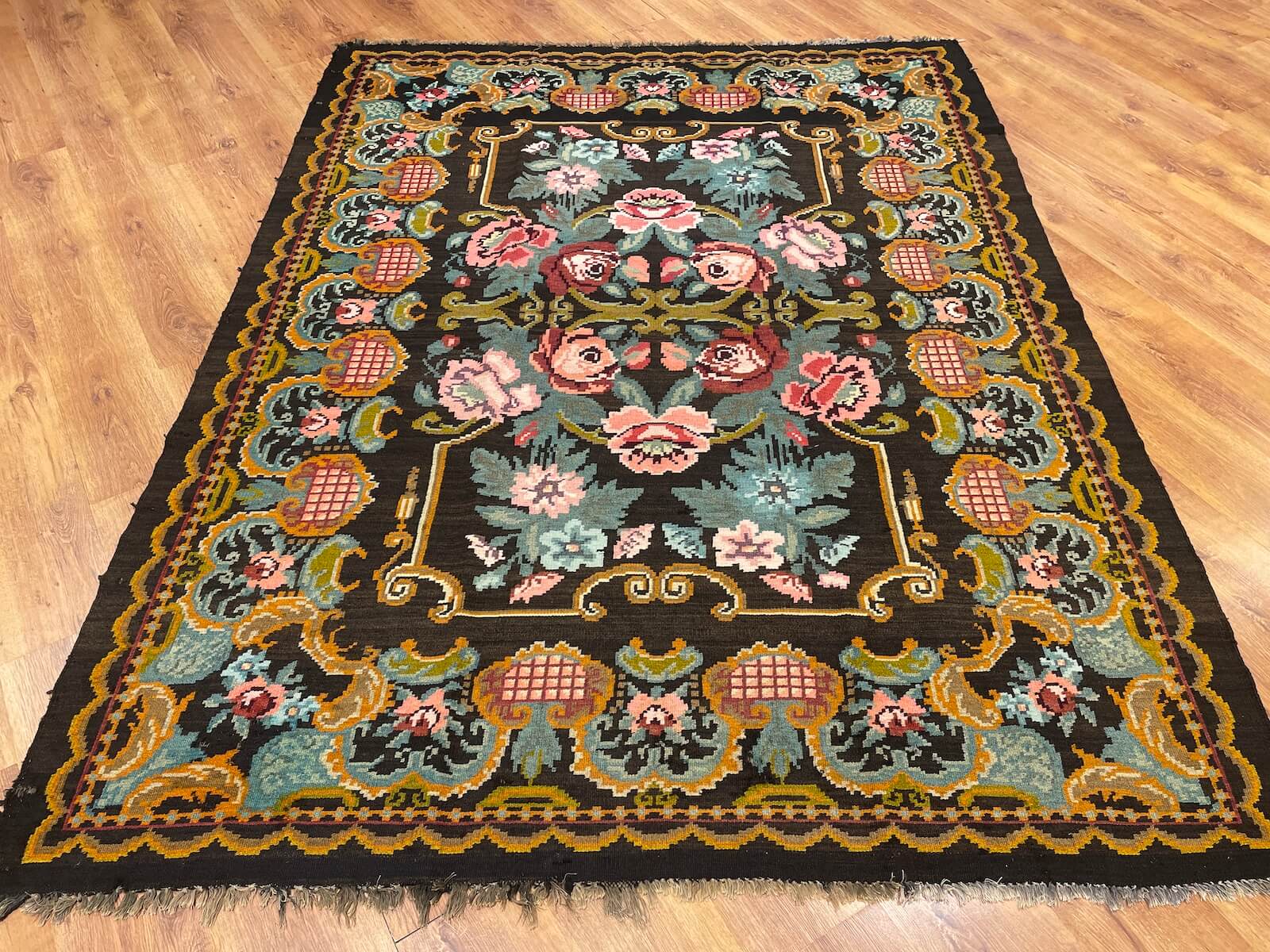 Orijinal Eski Karabağ El Dokuma Kilim