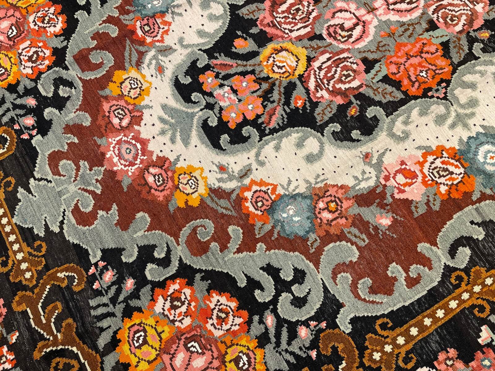 Orijinal Eski Karabağ El Dokuma Kilim