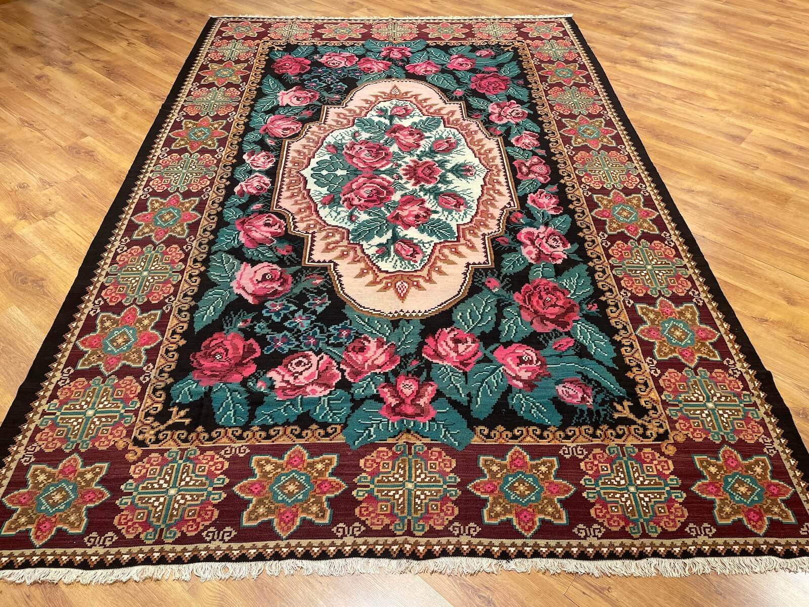 Orijinal Eski Karabağ El Dokuma Kilim