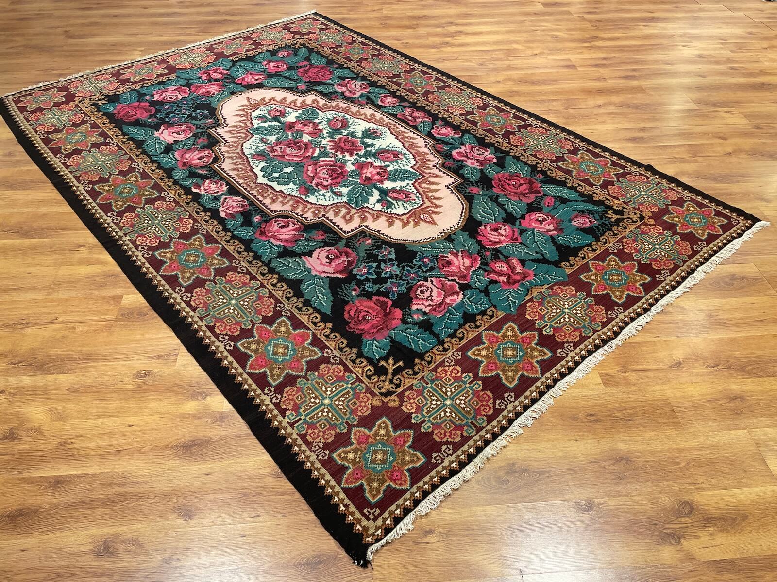 Orijinal Eski Karabağ El Dokuma Kilim