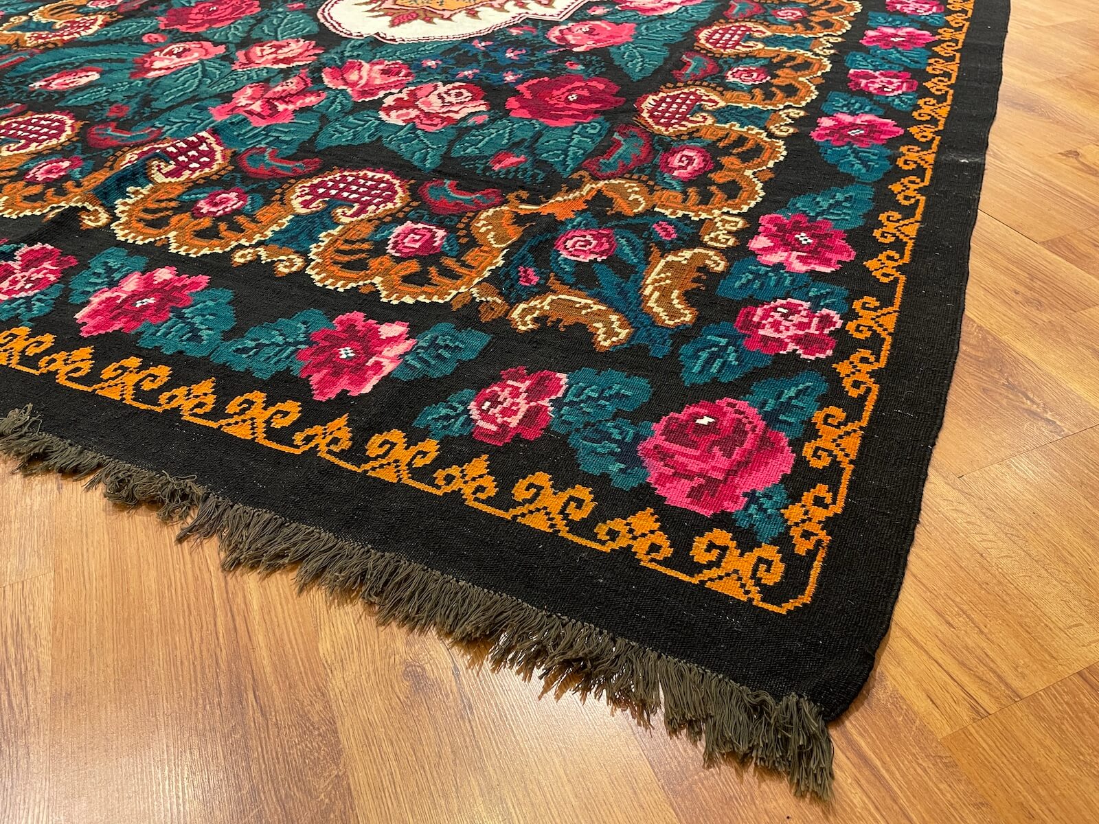 Orijinal Eski Karabağ El Dokuma Kilim