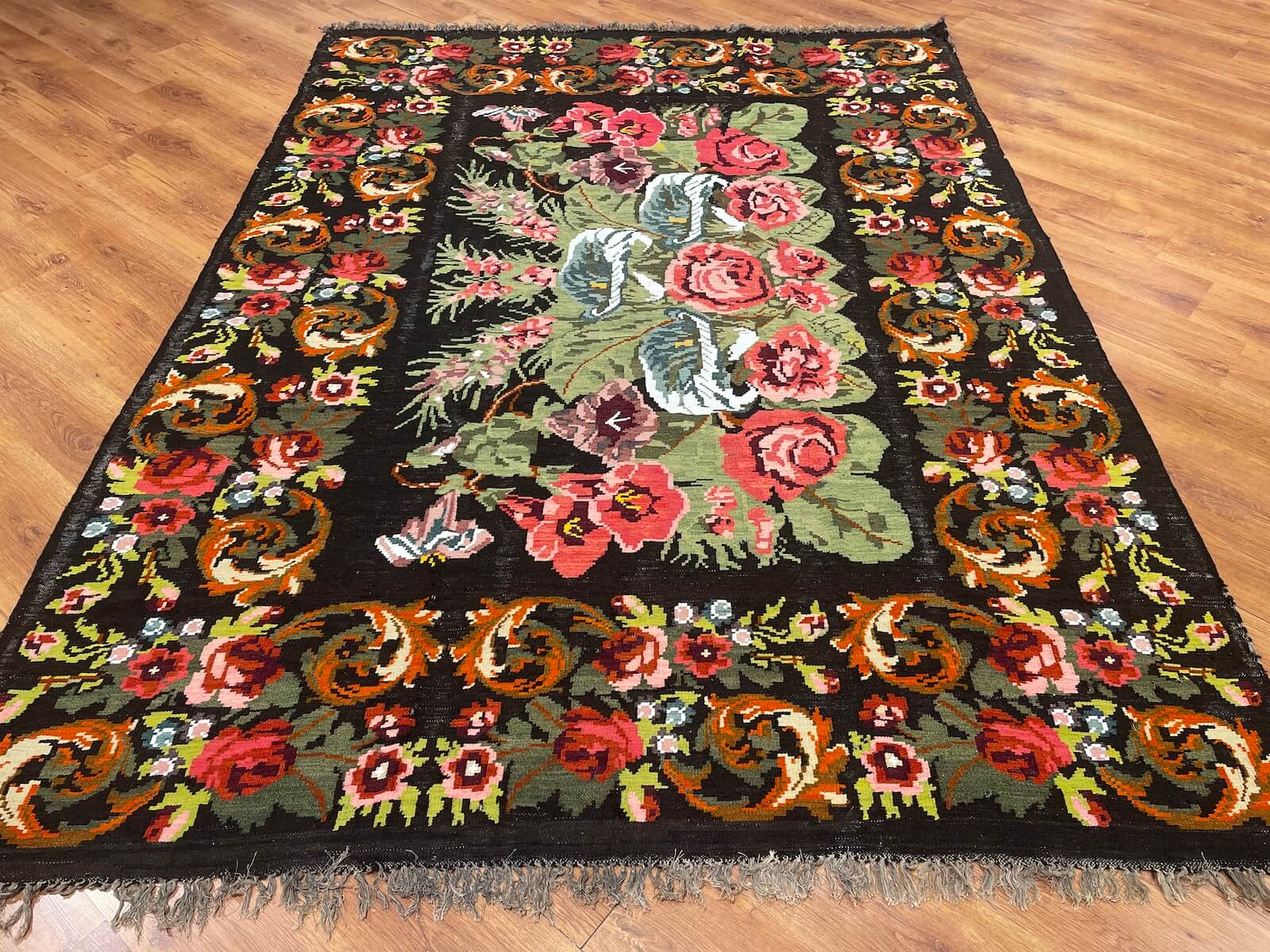 Orijinal Eski Karabağ El Dokuma Kilim