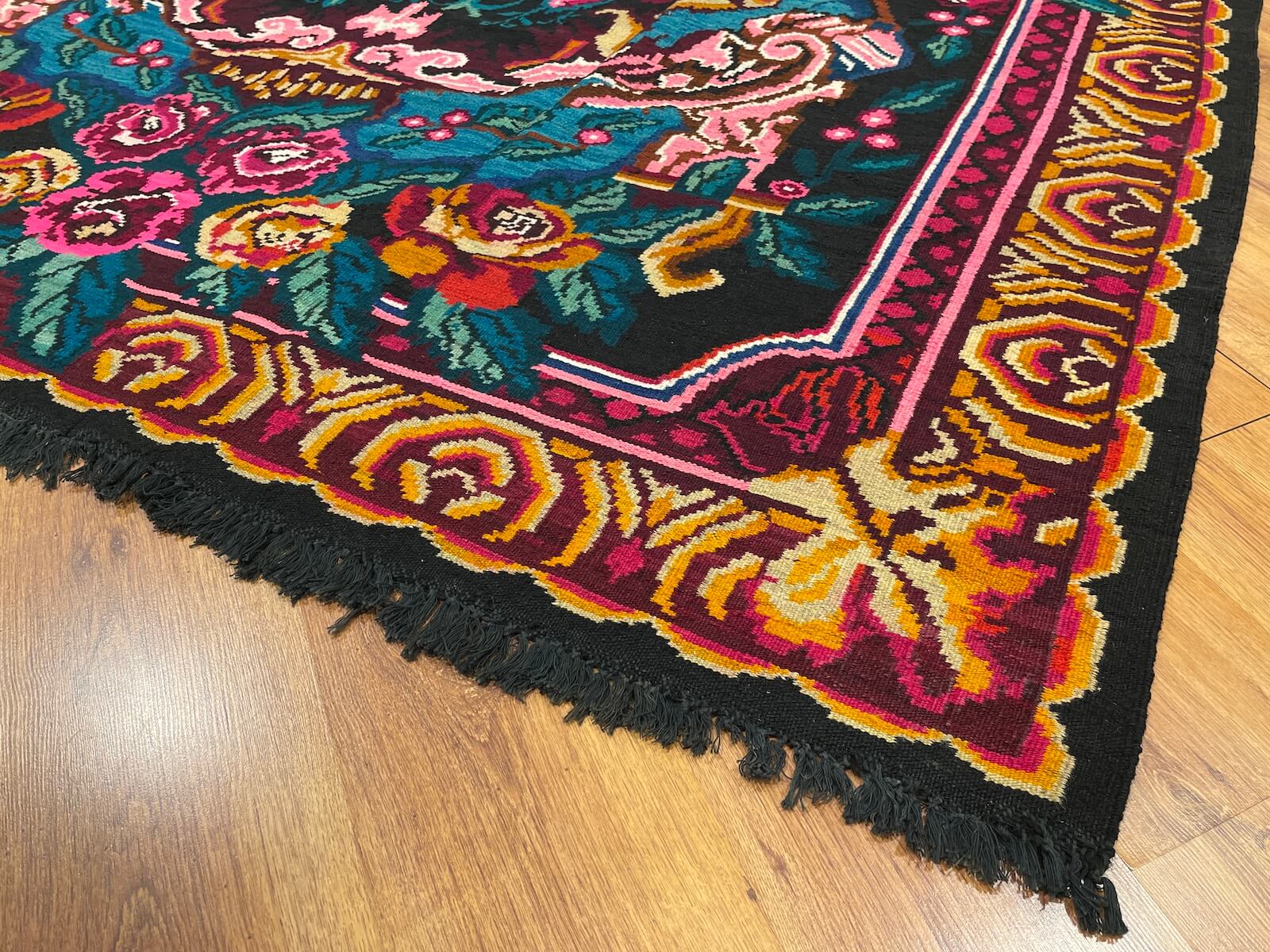Orijinal Eski Karabağ El Dokuma Kilim