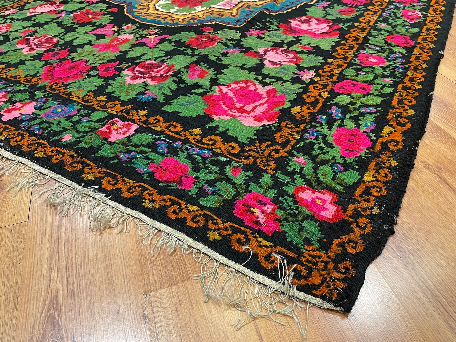 Orijinal Eski Karabağ El Dokuma Kilim