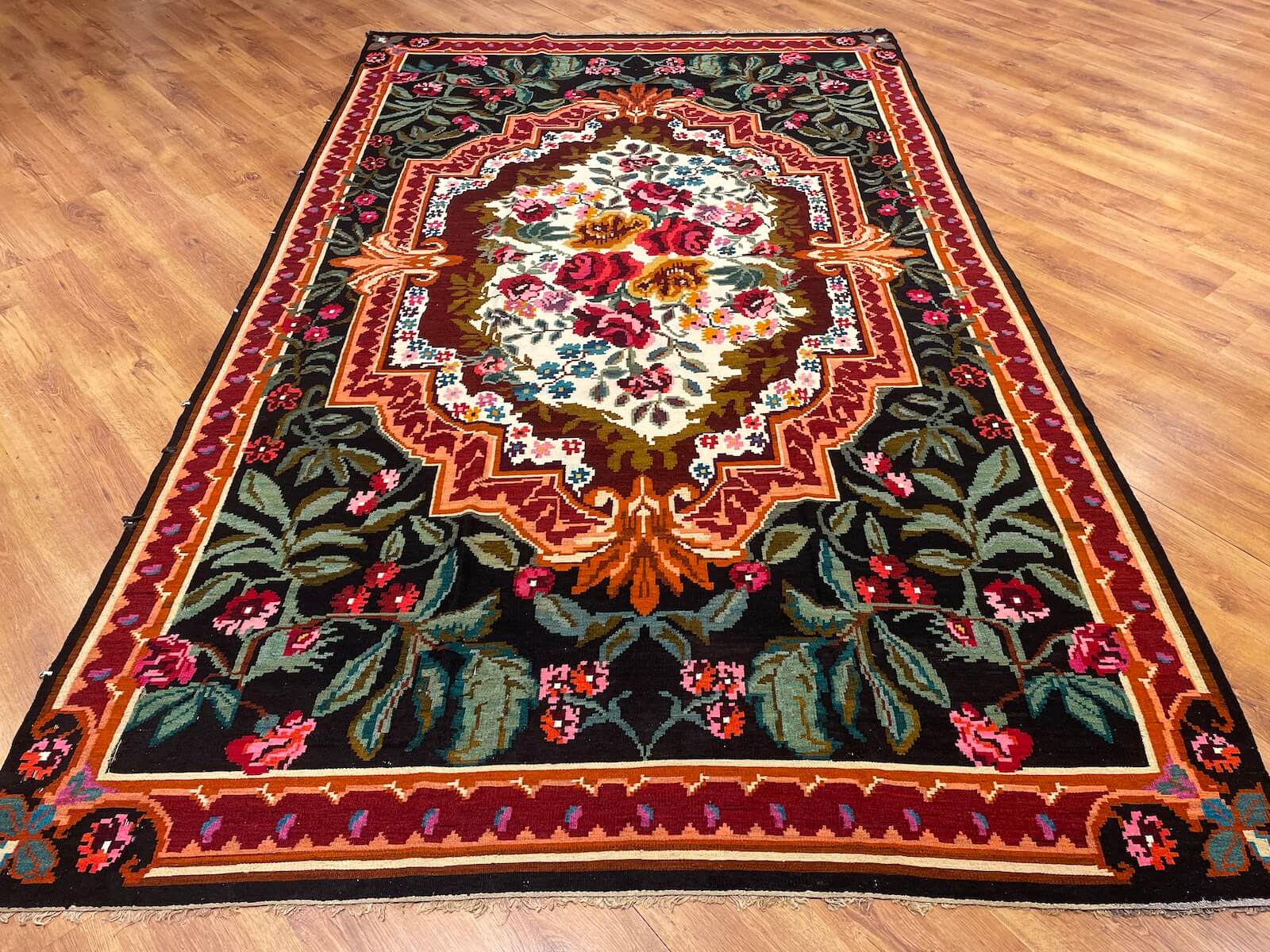 Orijinal Eski Karabağ El Dokuma Kilim