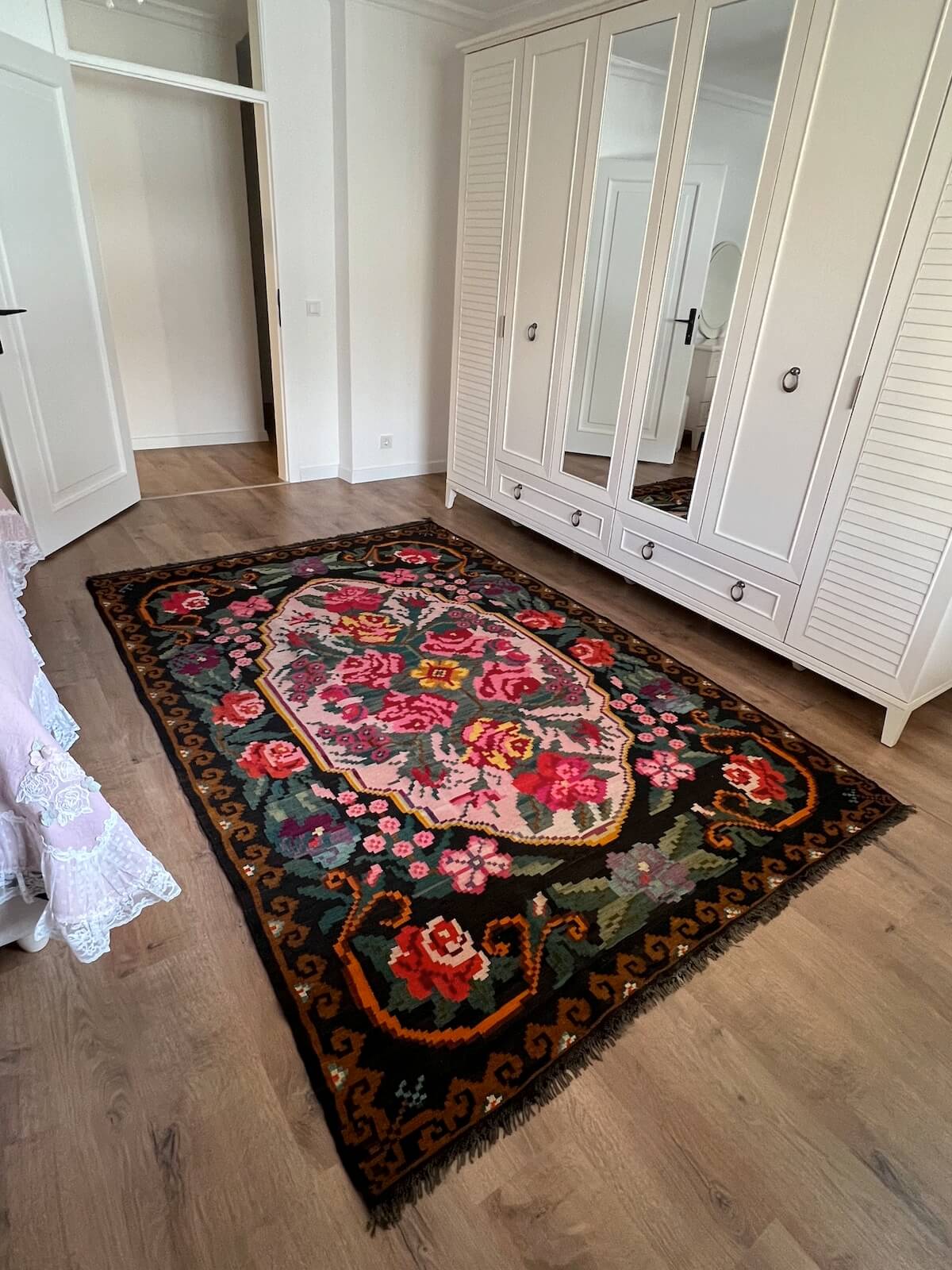 Orijinal Eski Karabağ El Dokuma Kilim