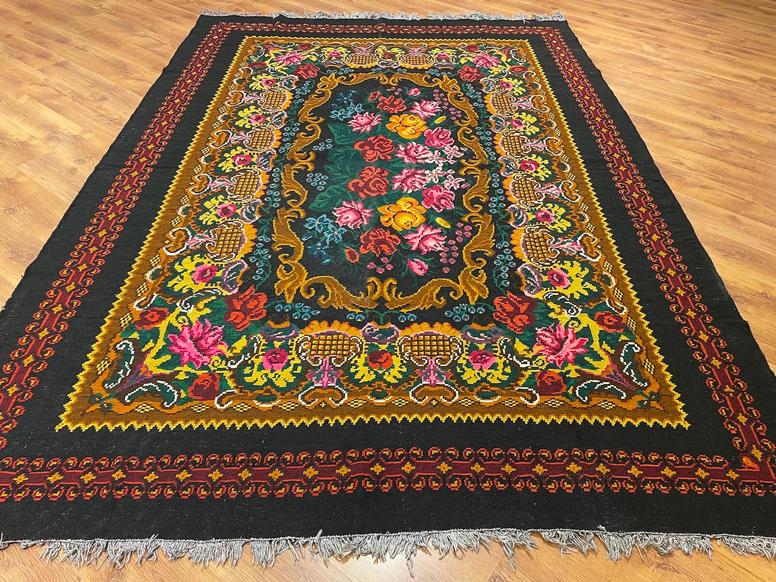Orijinal Eski Karabağ El Dokuma Kilim