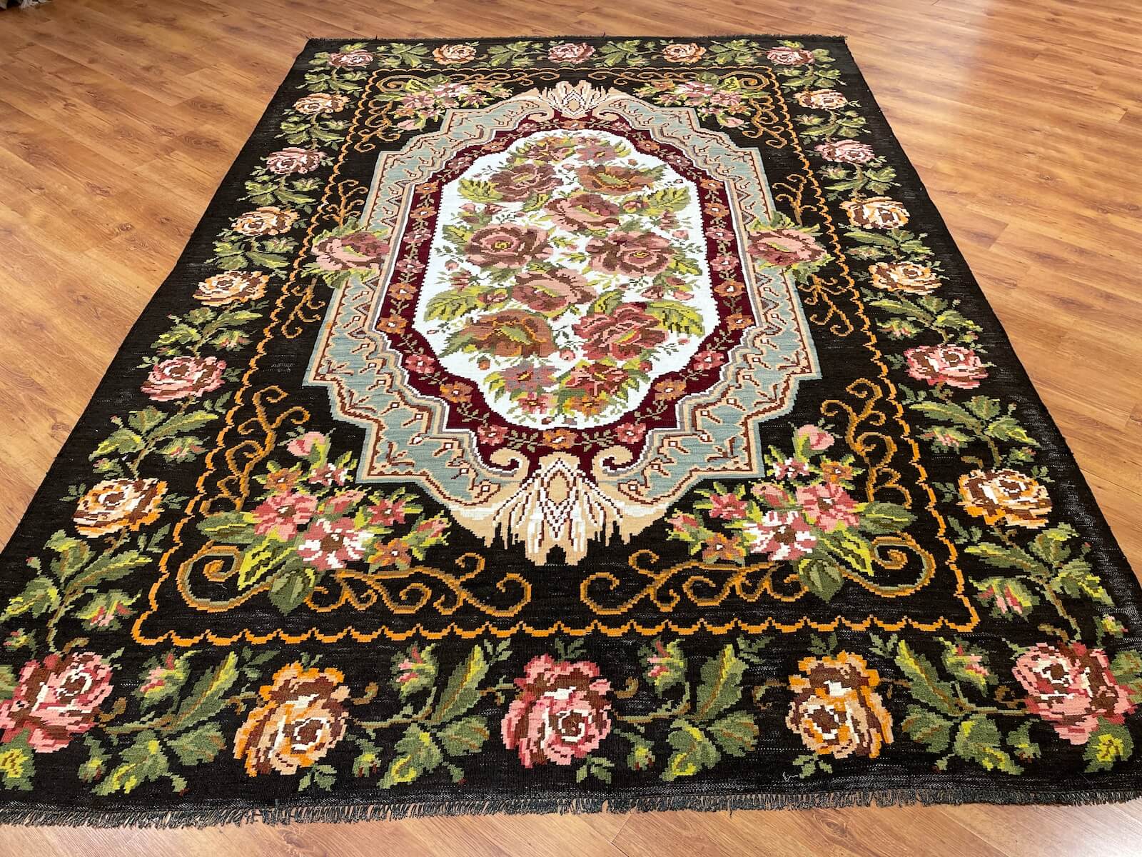 Orijinal Eski Karabağ El Dokuma Kilim