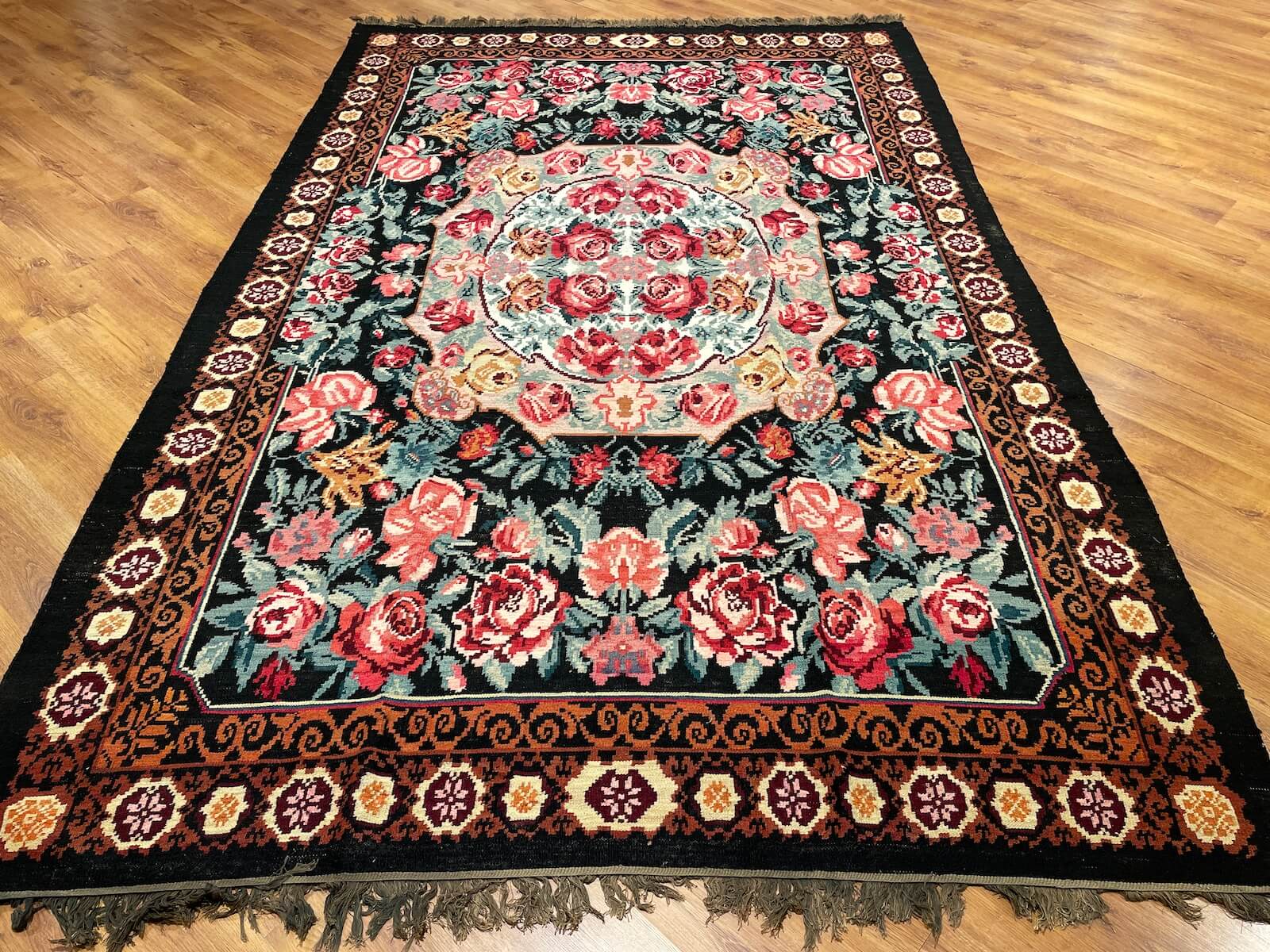 Orijinal Eski Karabağ El Dokuma Kilim
