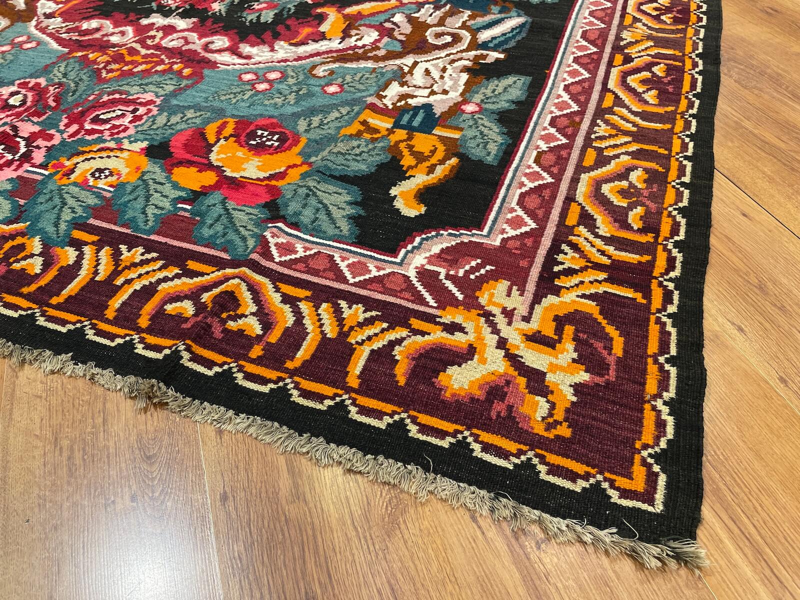 Orijinal Eski Karabağ El Dokuma Kilim
