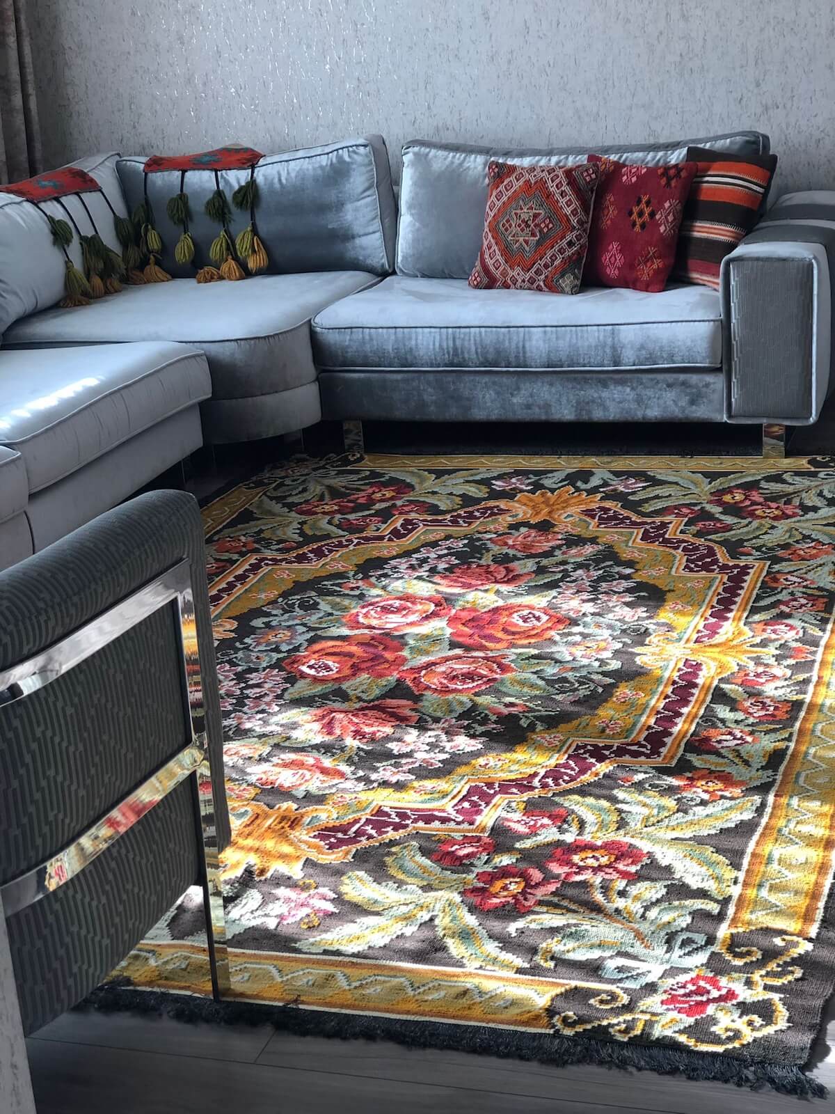 Orijinal Eski Karabağ El Dokuma Kilim