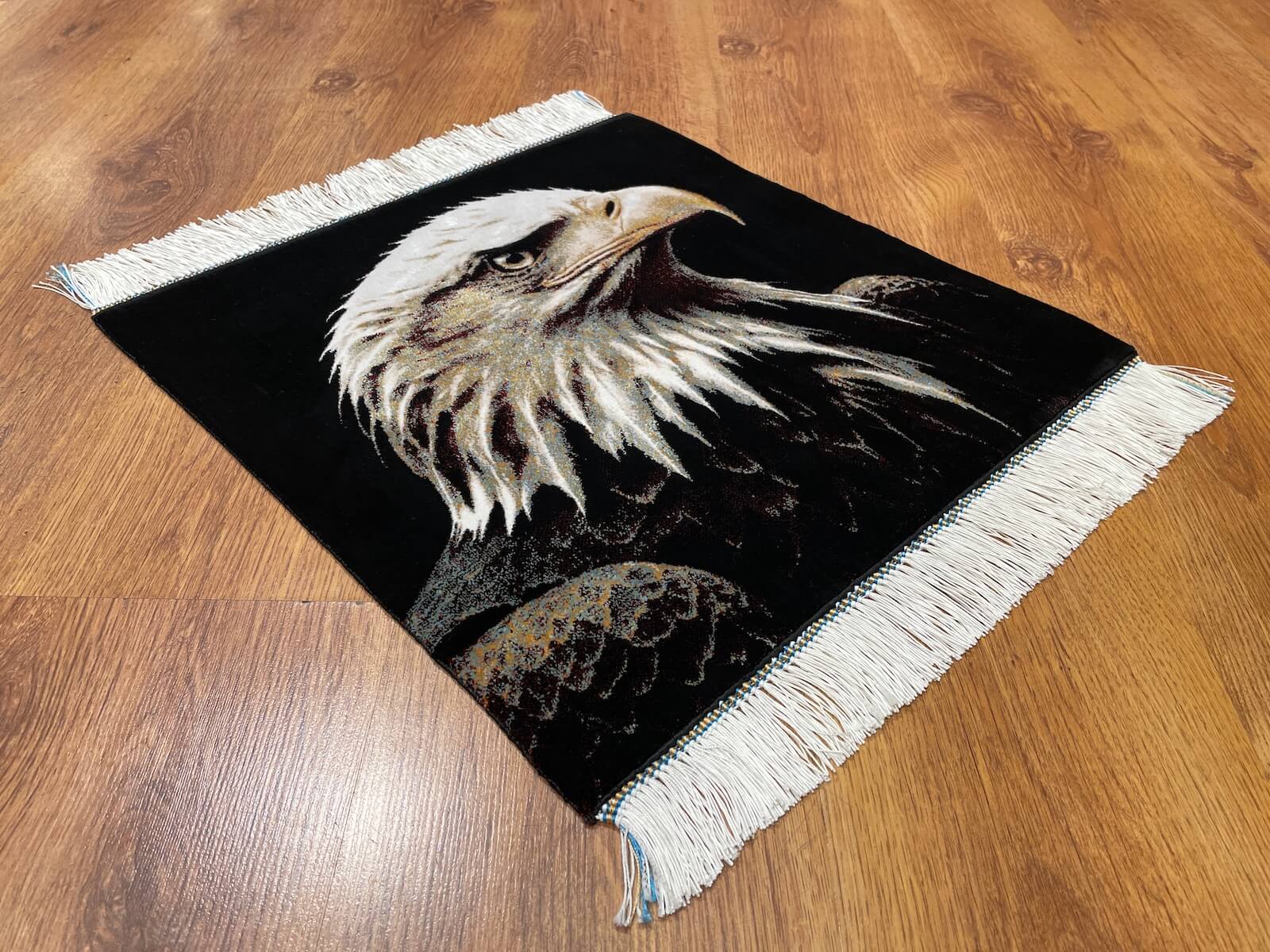 Kartal Desenli Tablo Bambu Halı