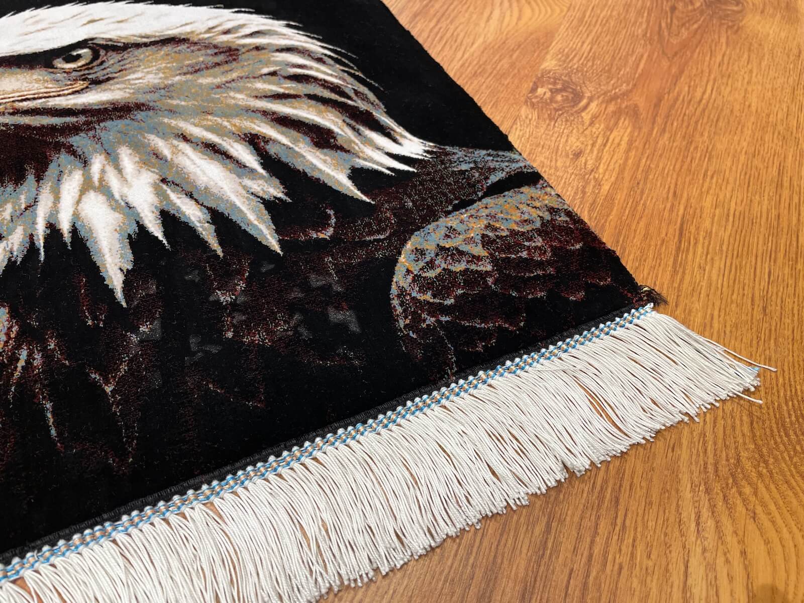 Kartal Desenli Tablo Bambu Halı