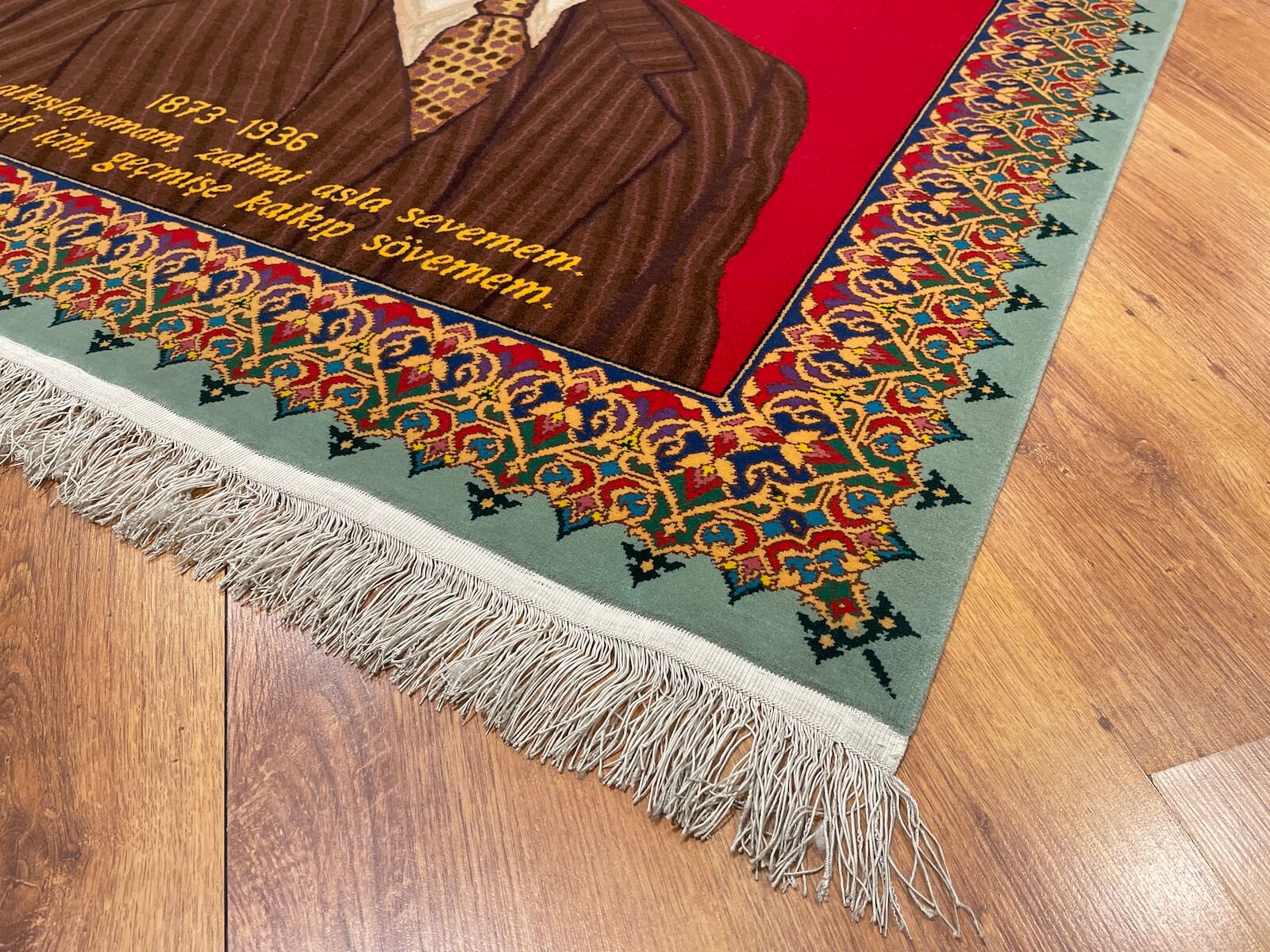 Mehmet Akif Ersoy El Dokuma Tablo Halı