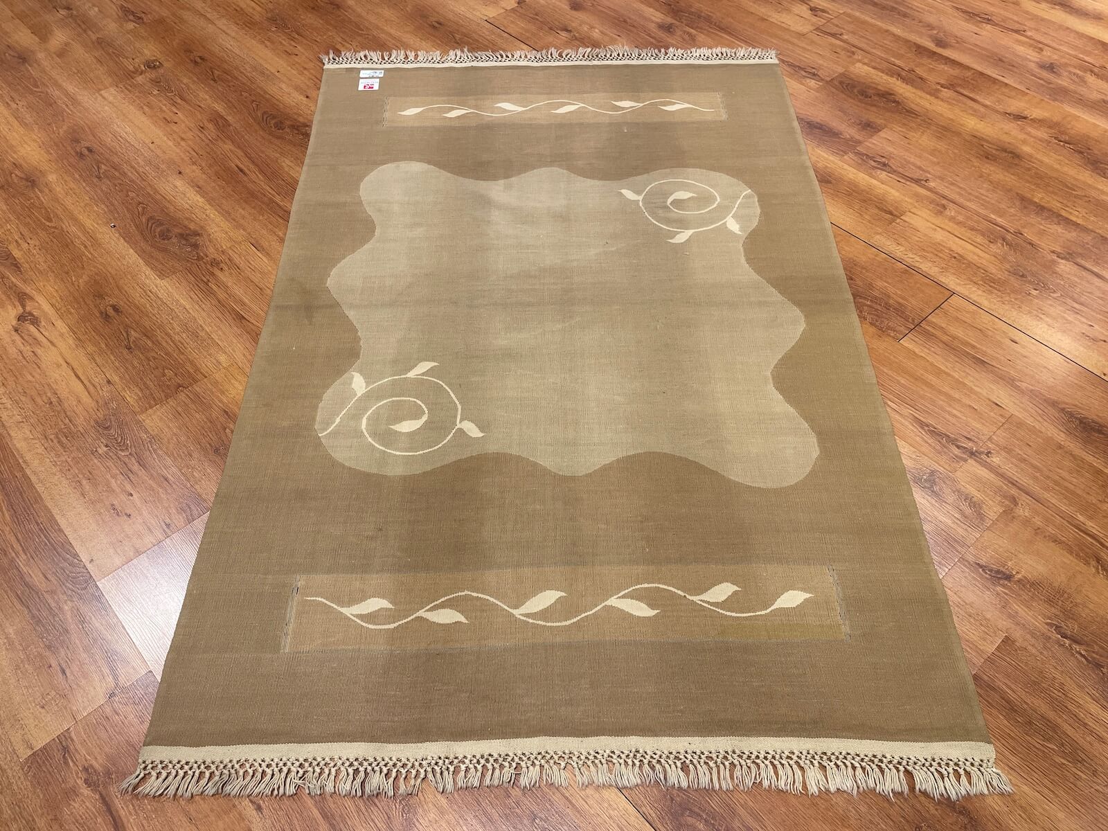 Modern Pastel El Dokuma Kilim