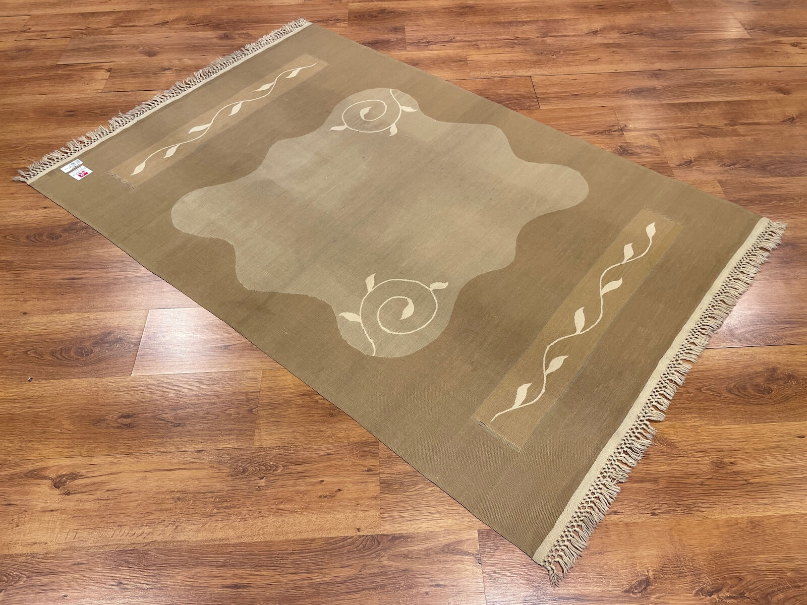 Modern Pastel El Dokuma Kilim