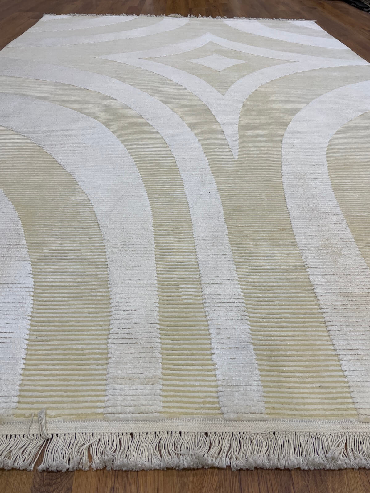 Cut Loop Serisi Nepal El Dokuma Halı