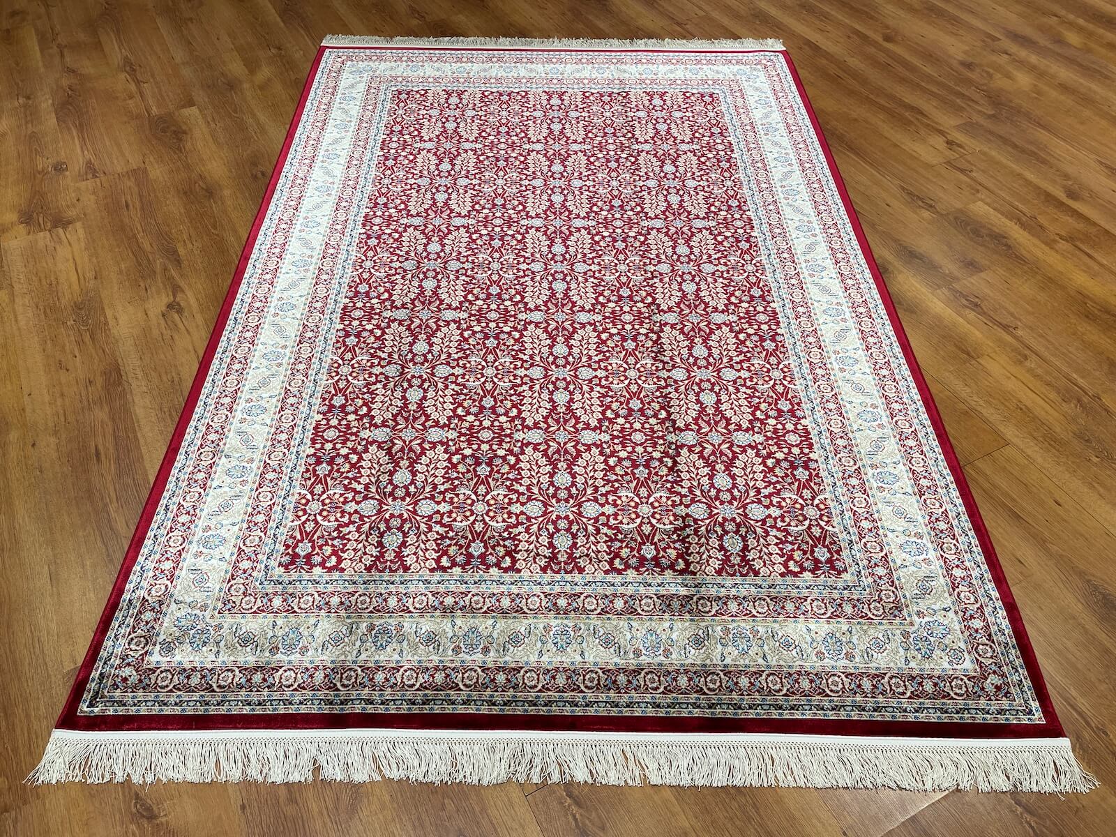 Quality Carpet Bambu Halı 39758F Red White
