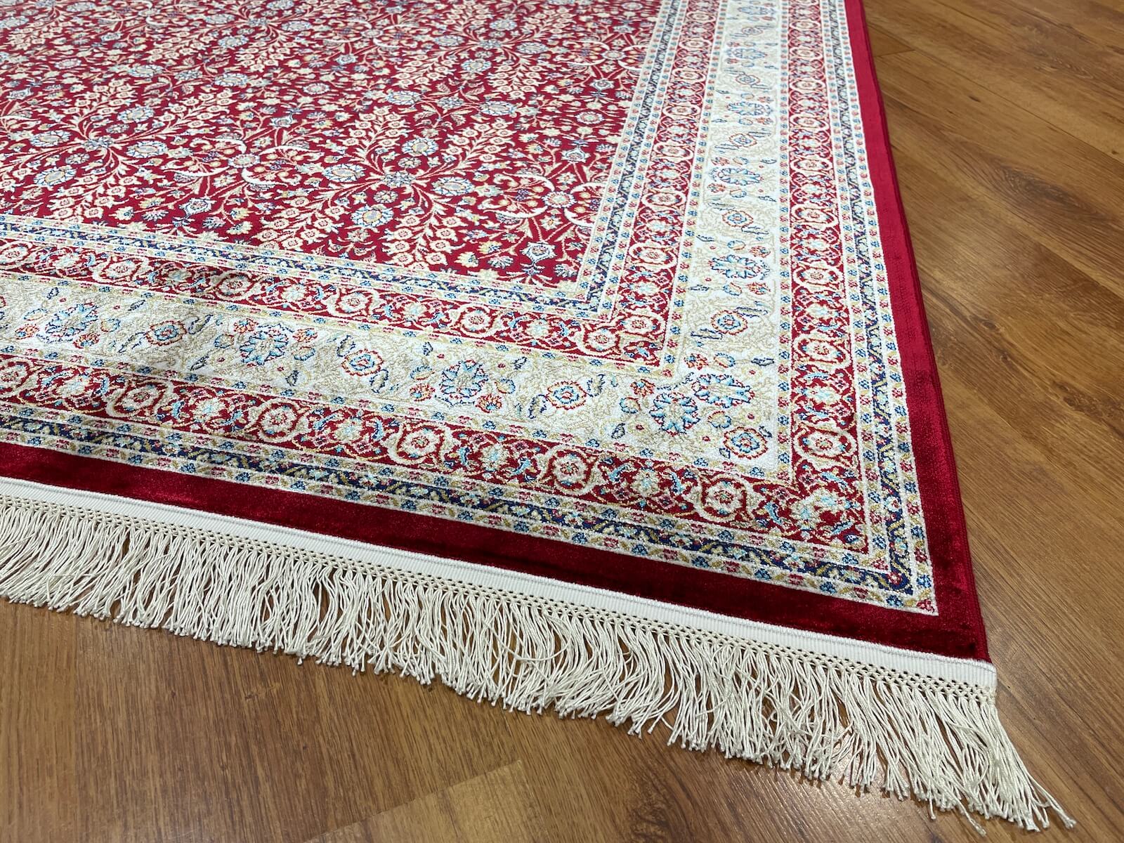 Quality Carpet Bambu Halı 39758F Red White