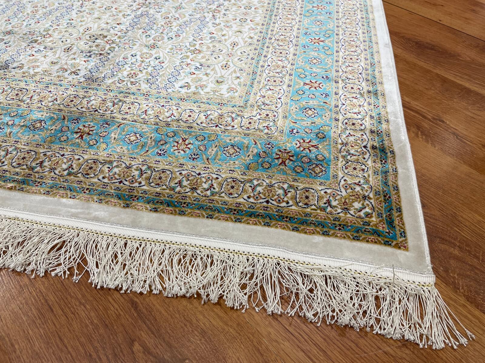 Quality Carpet Bambu Halı 39758G Türkuaz