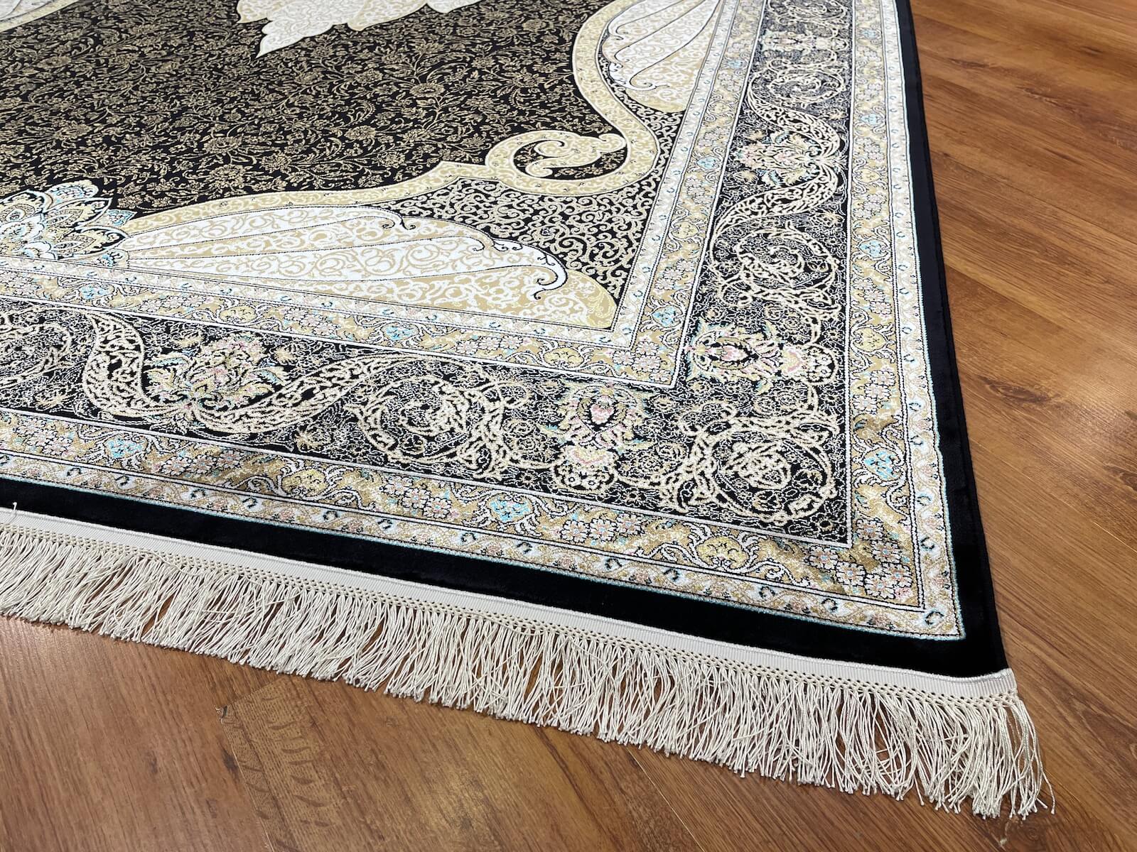 Quality Carpet Bambu Halı 40014E Navy