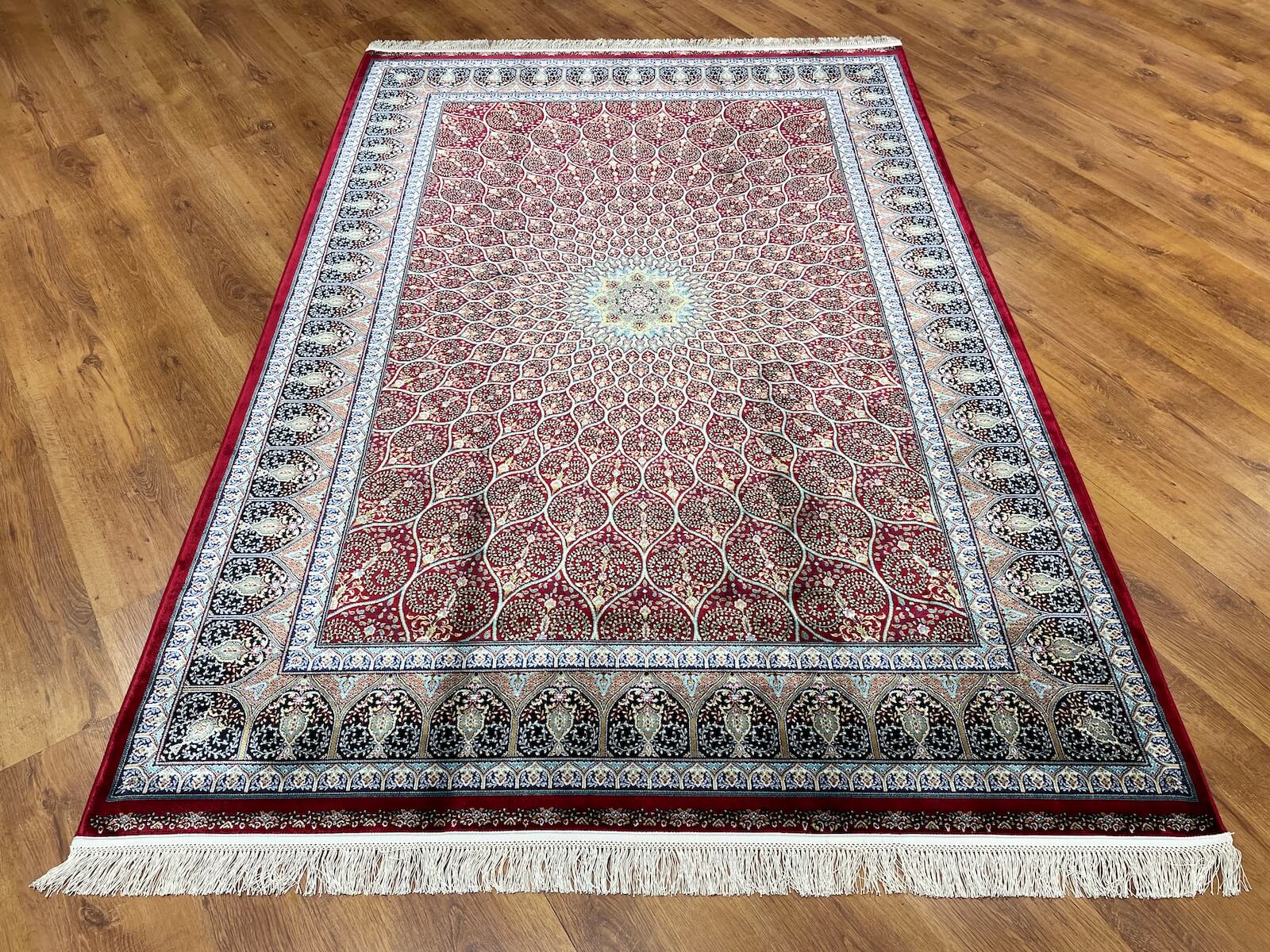 Quality Carpet Bambu Halı 40445A Red