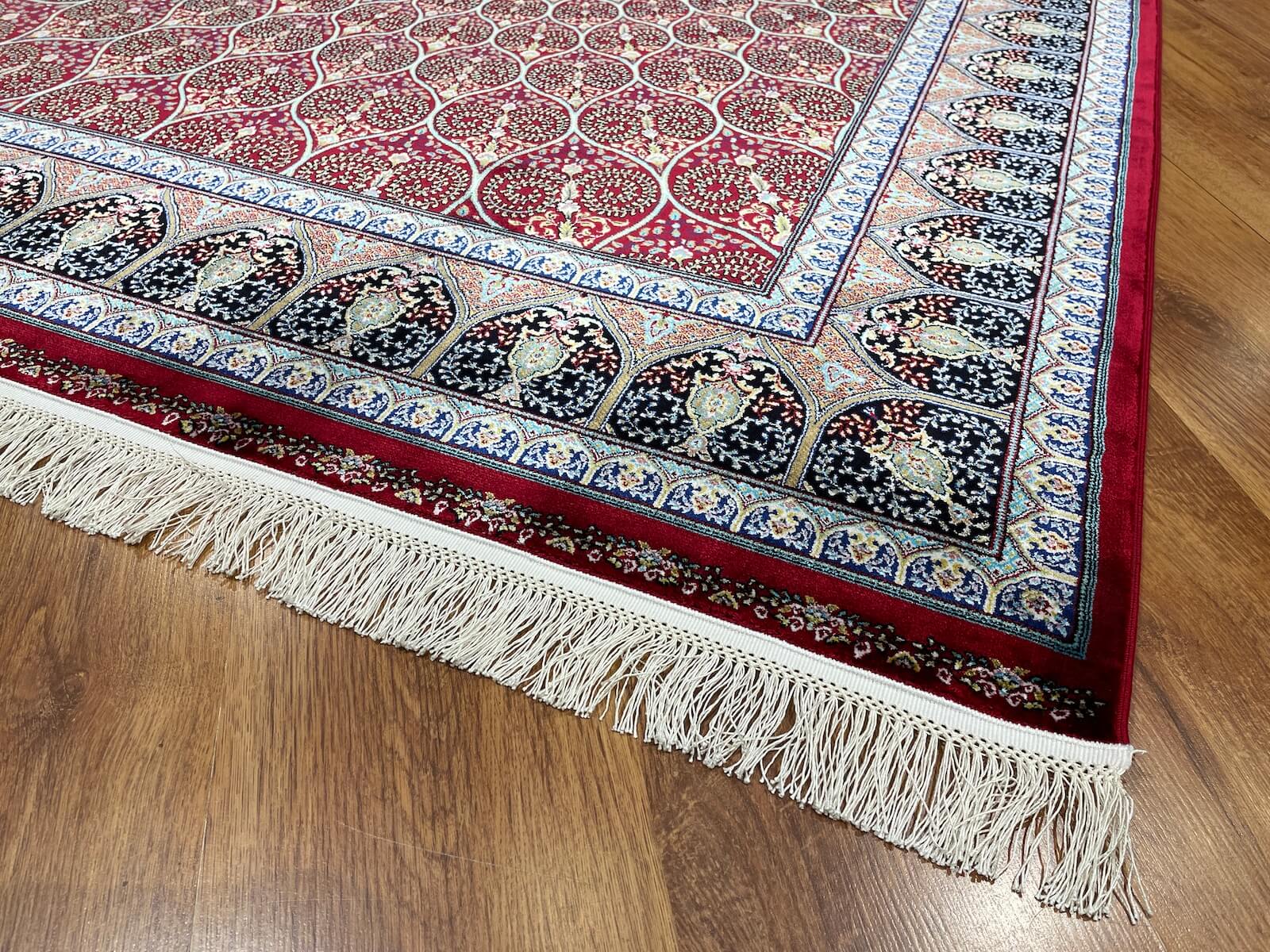 Quality Carpet Bambu Halı 40445A Red