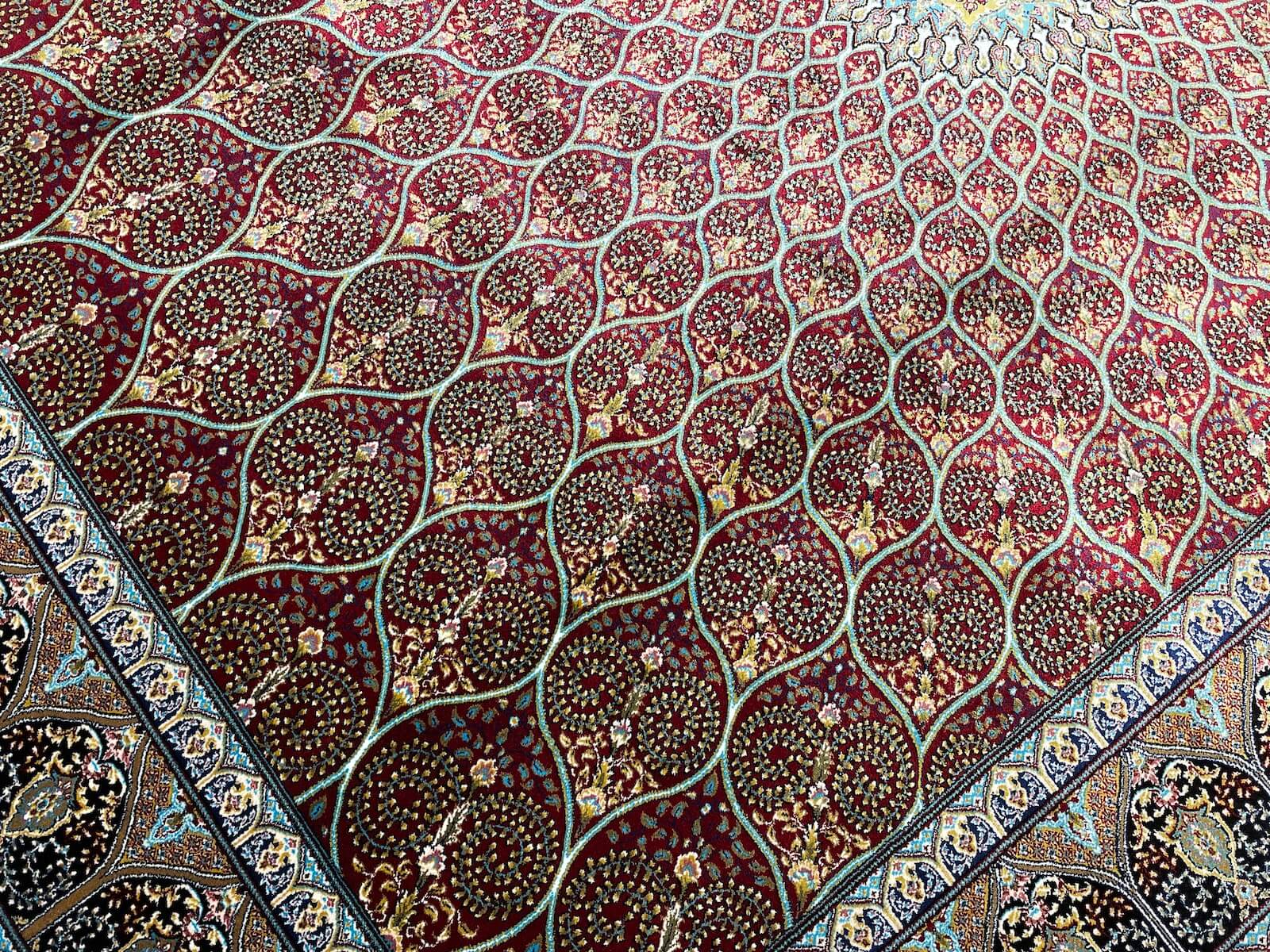 Quality Carpet Bambu Halı 40445A Red