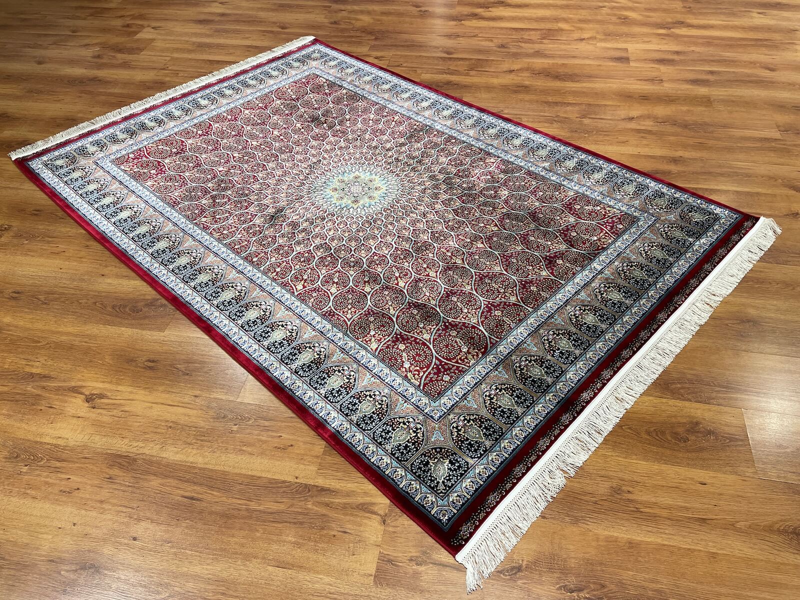 Quality Carpet Bambu Halı 40445A Red