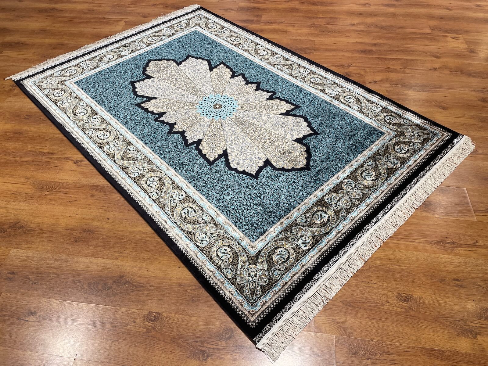 Quality Carpet Bambu Halı 40708A Navy