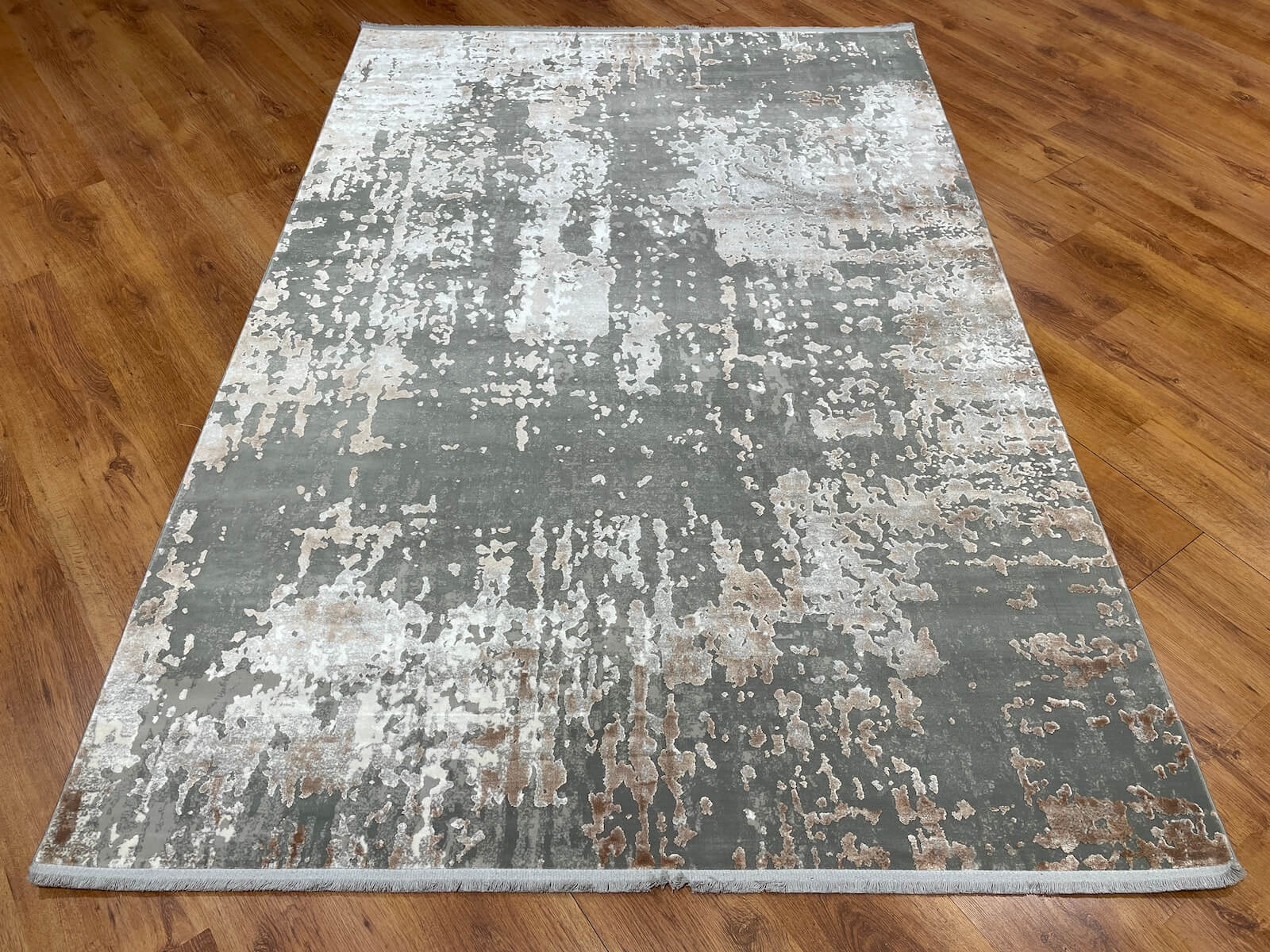 Quality Carpet Bambu Halı 5970A Grey Beige