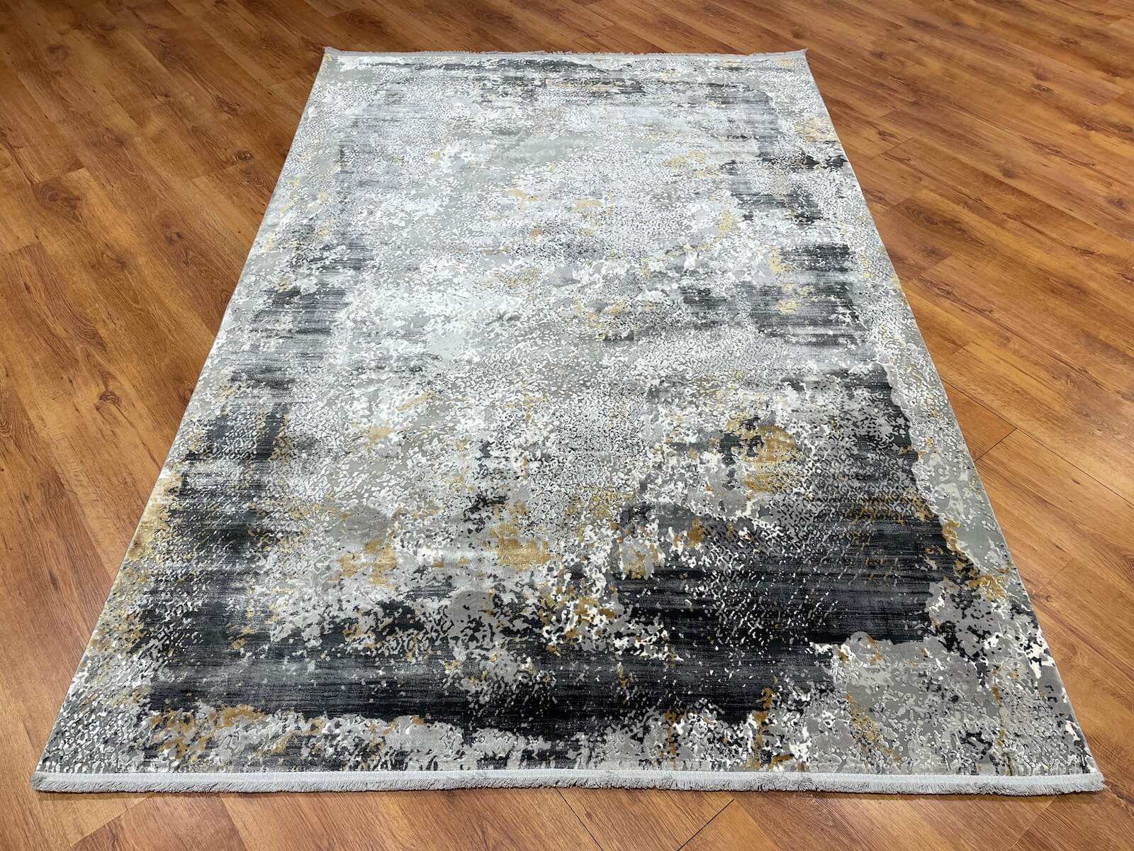 Quality Carpet Bambu Halı 5984A Grey Antrasit