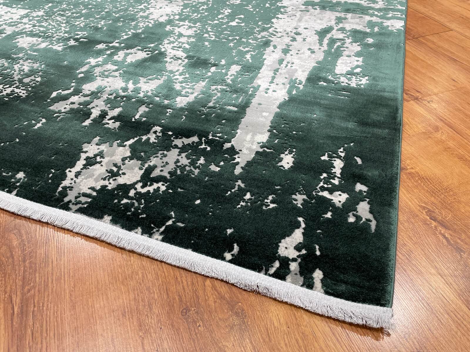 Quality Carpet Bambu Halı 6441A Cream Emerald