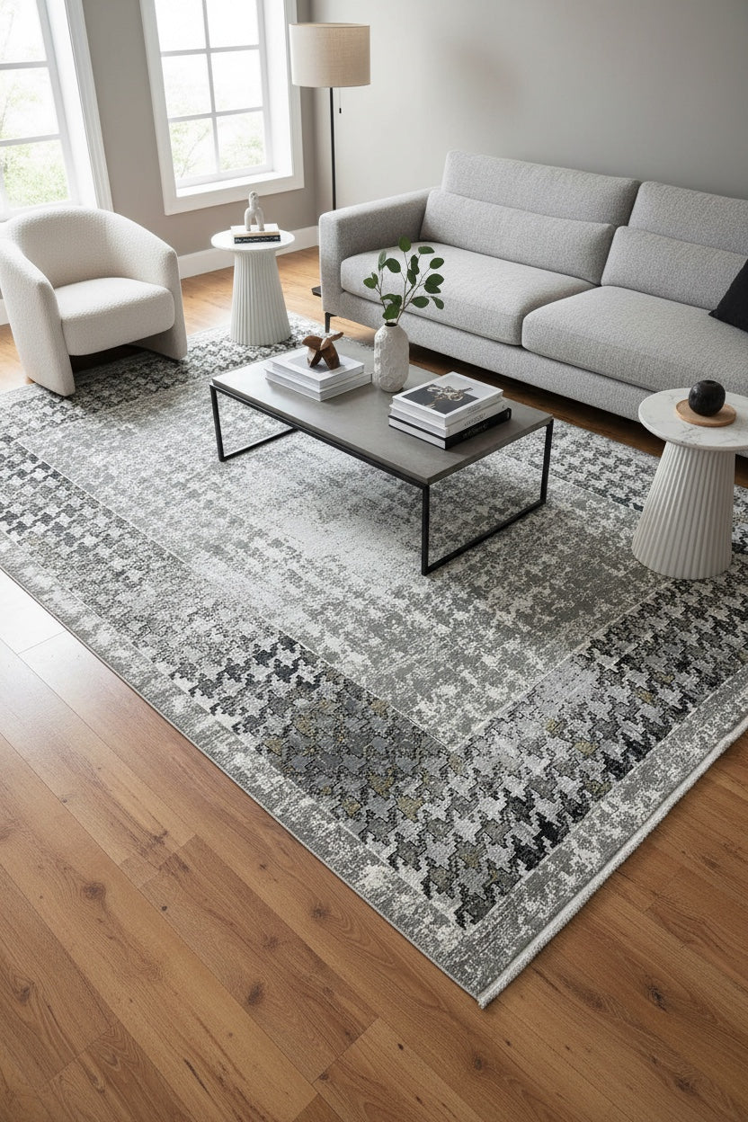 Quality Carpet Bambu Halı Gri