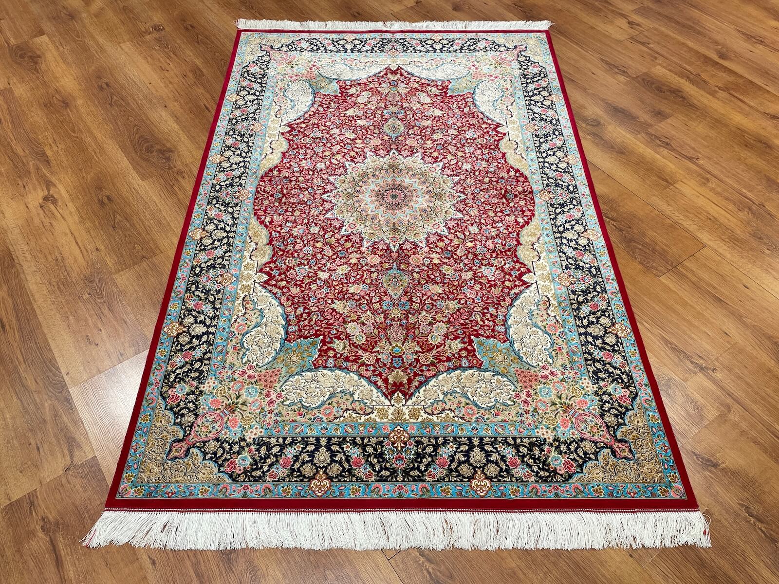 Quality Carpet Bambu Halı Qum Kırmızı