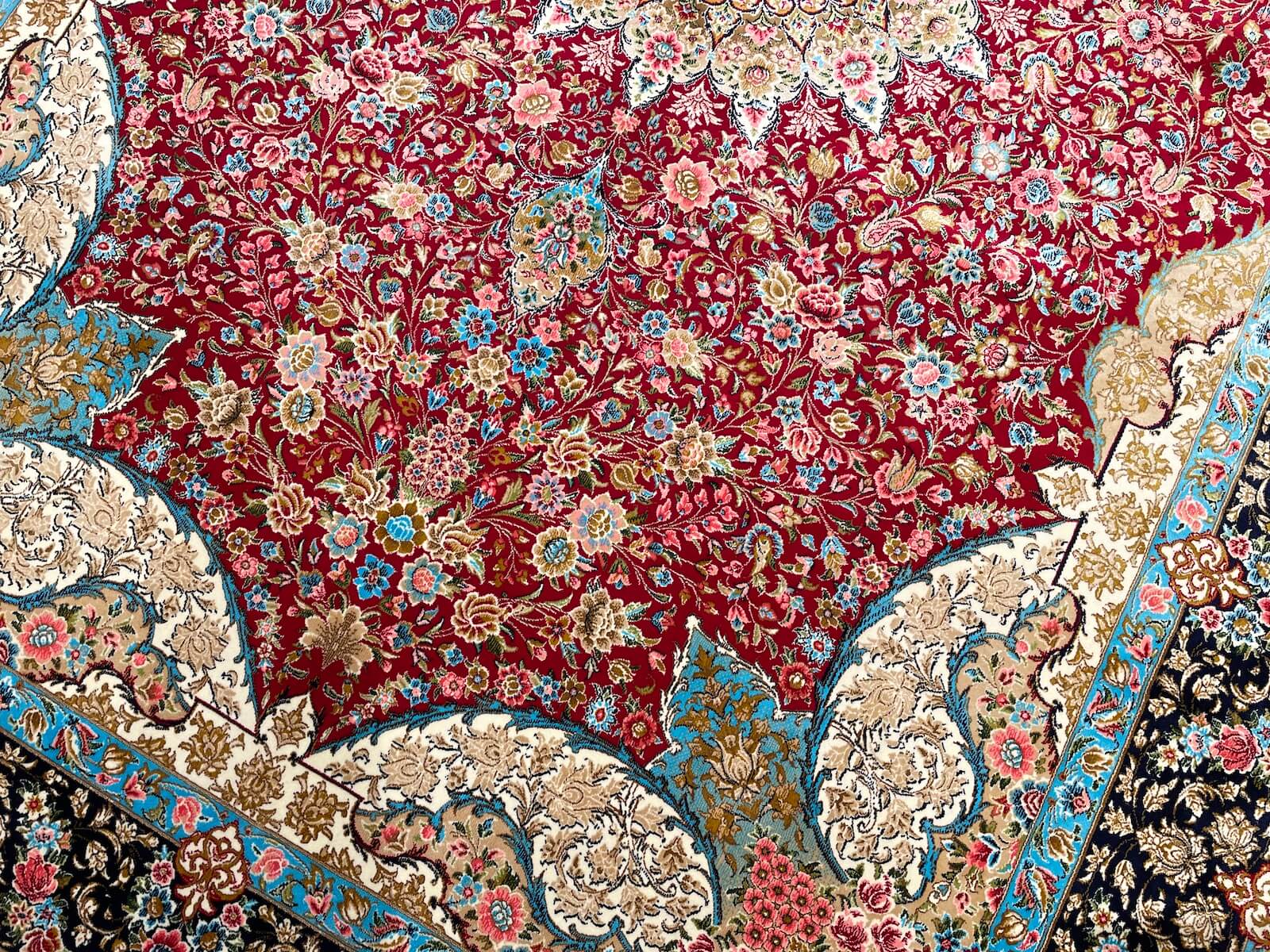 Quality Carpet Bambu Halı Kum Kırmızı