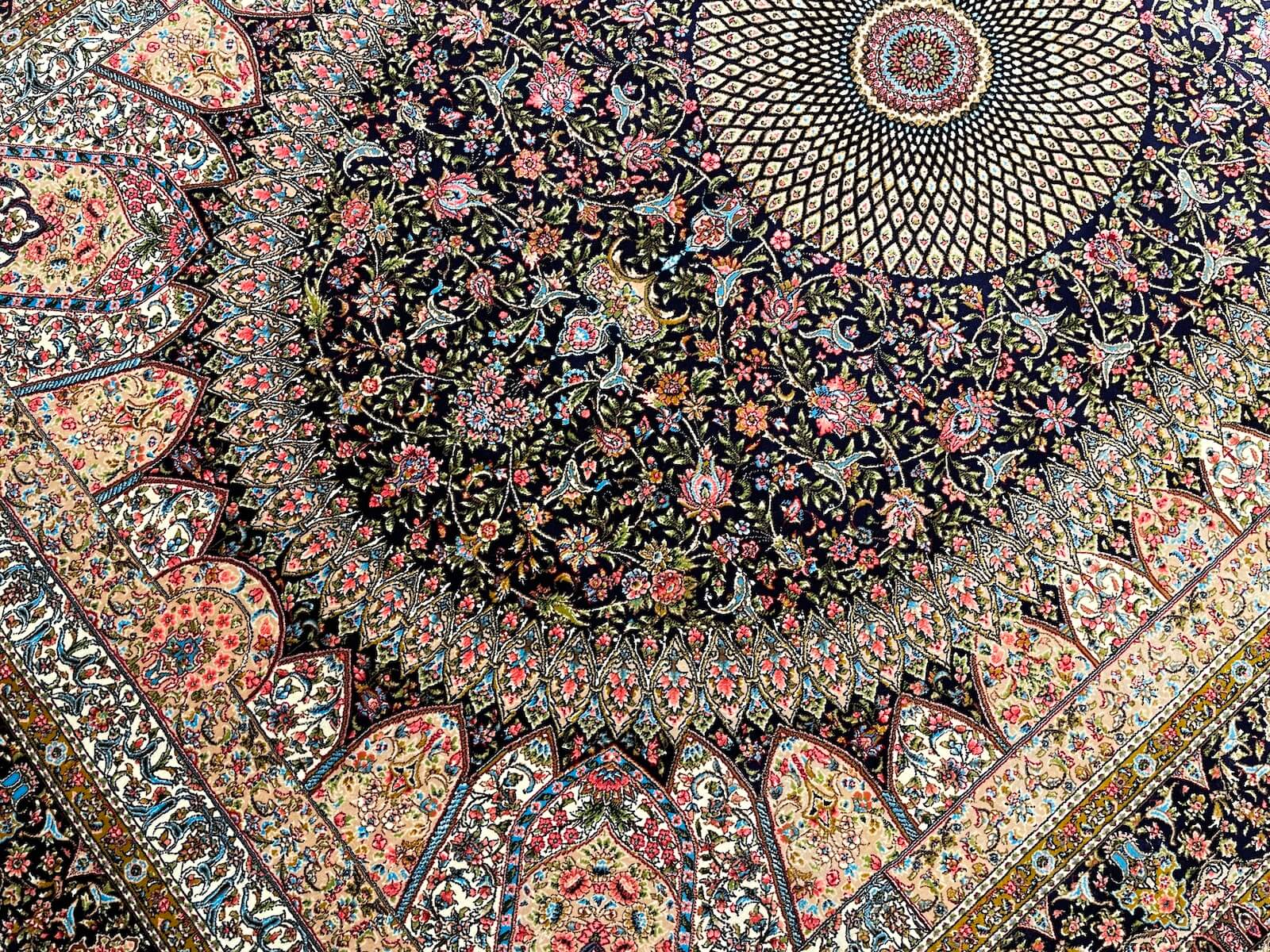 Quality Carpet Bambu Halı Kum Siyah