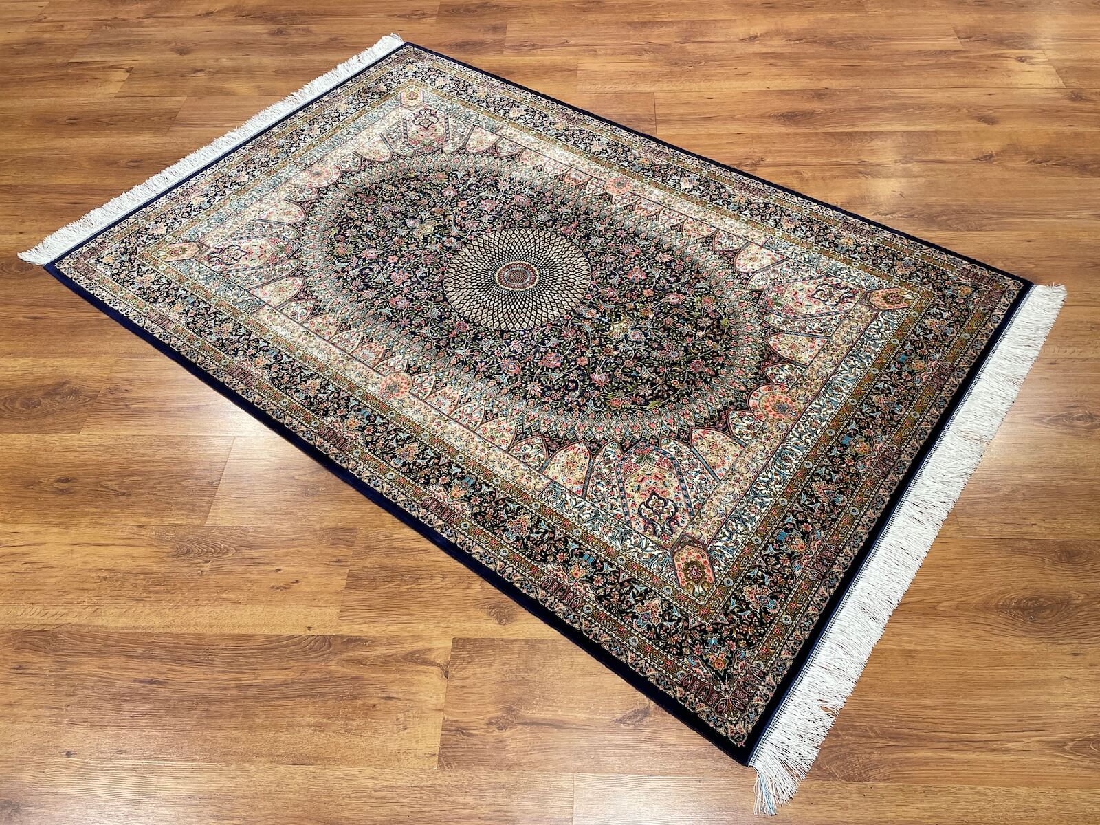 Quality Carpet Bambu Halı Kum Siyah
