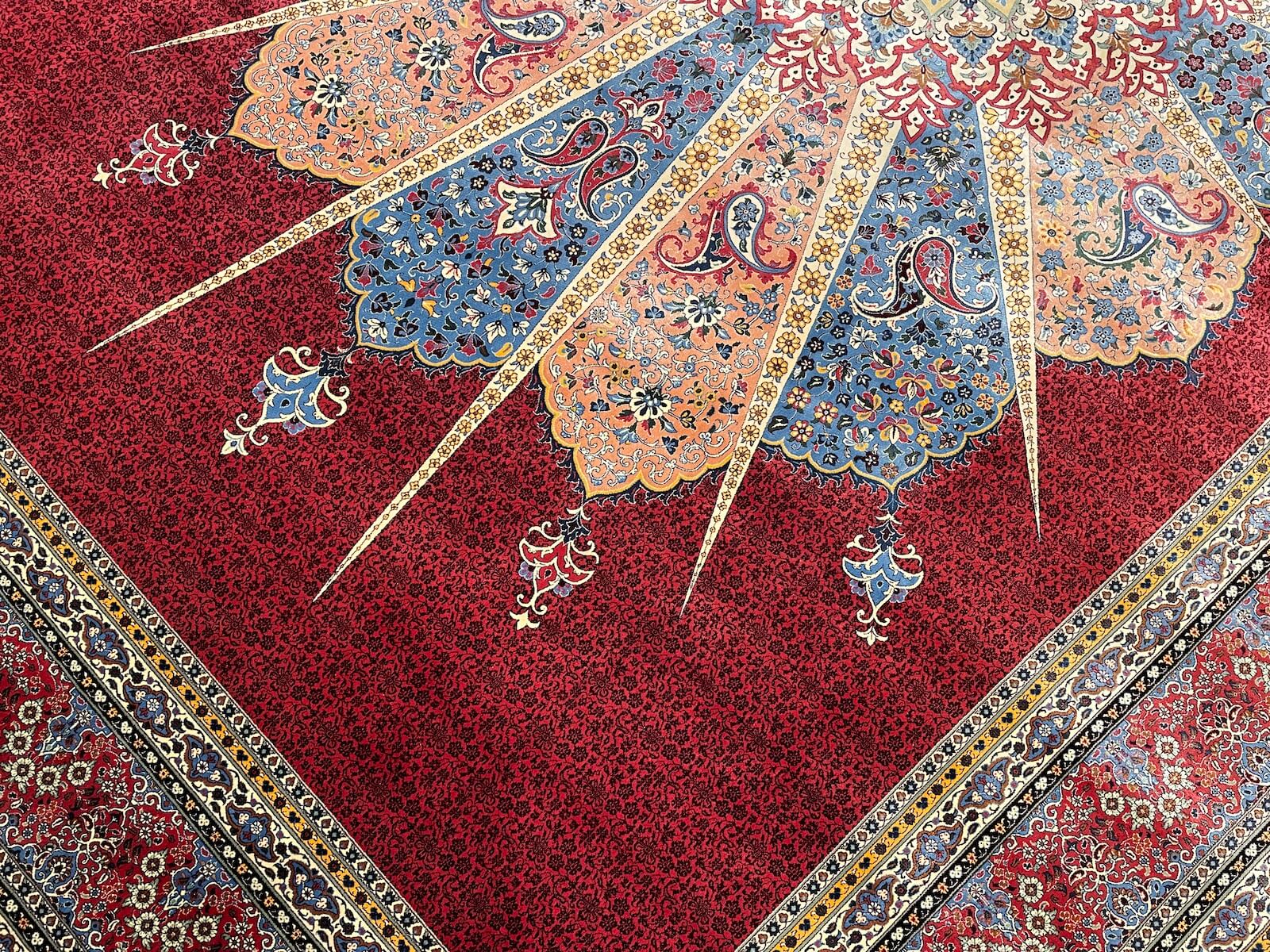 Quality Carpet Bambu Halı Kum Kırmızı