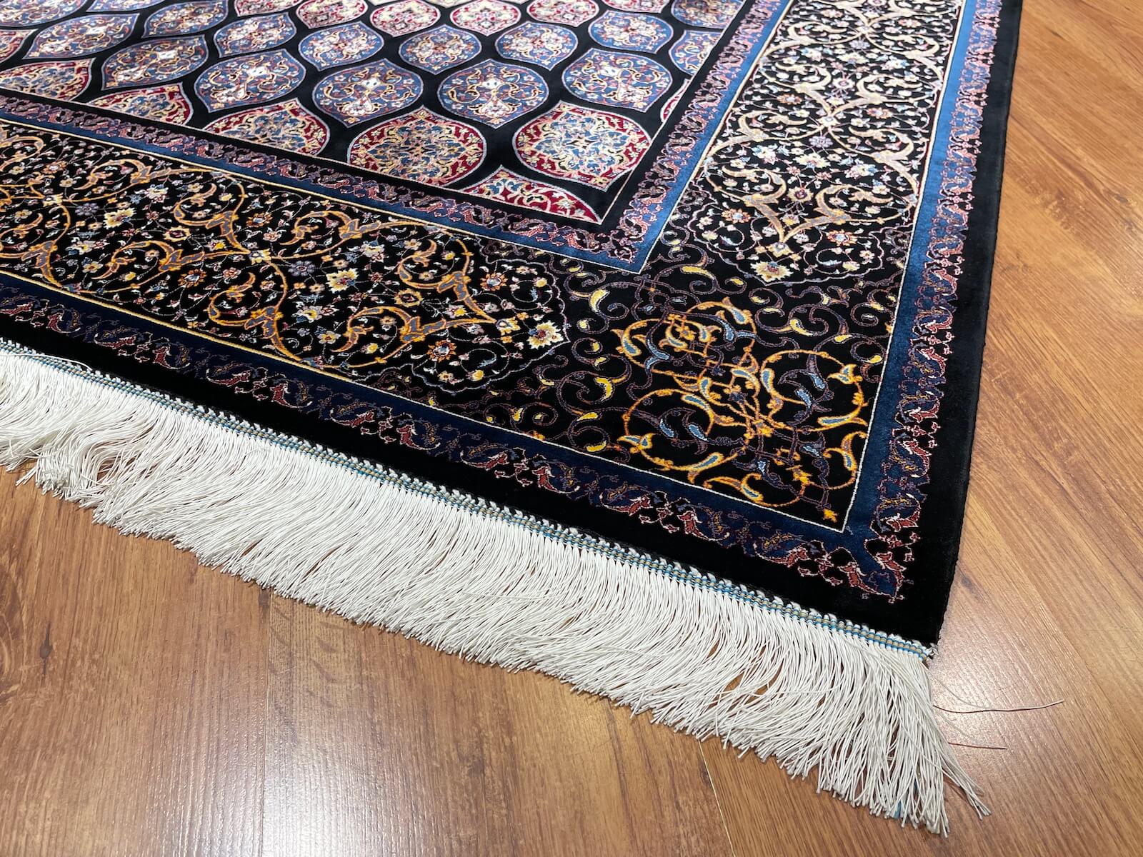 Quality Carpet Bambu Halı Kum Siyah