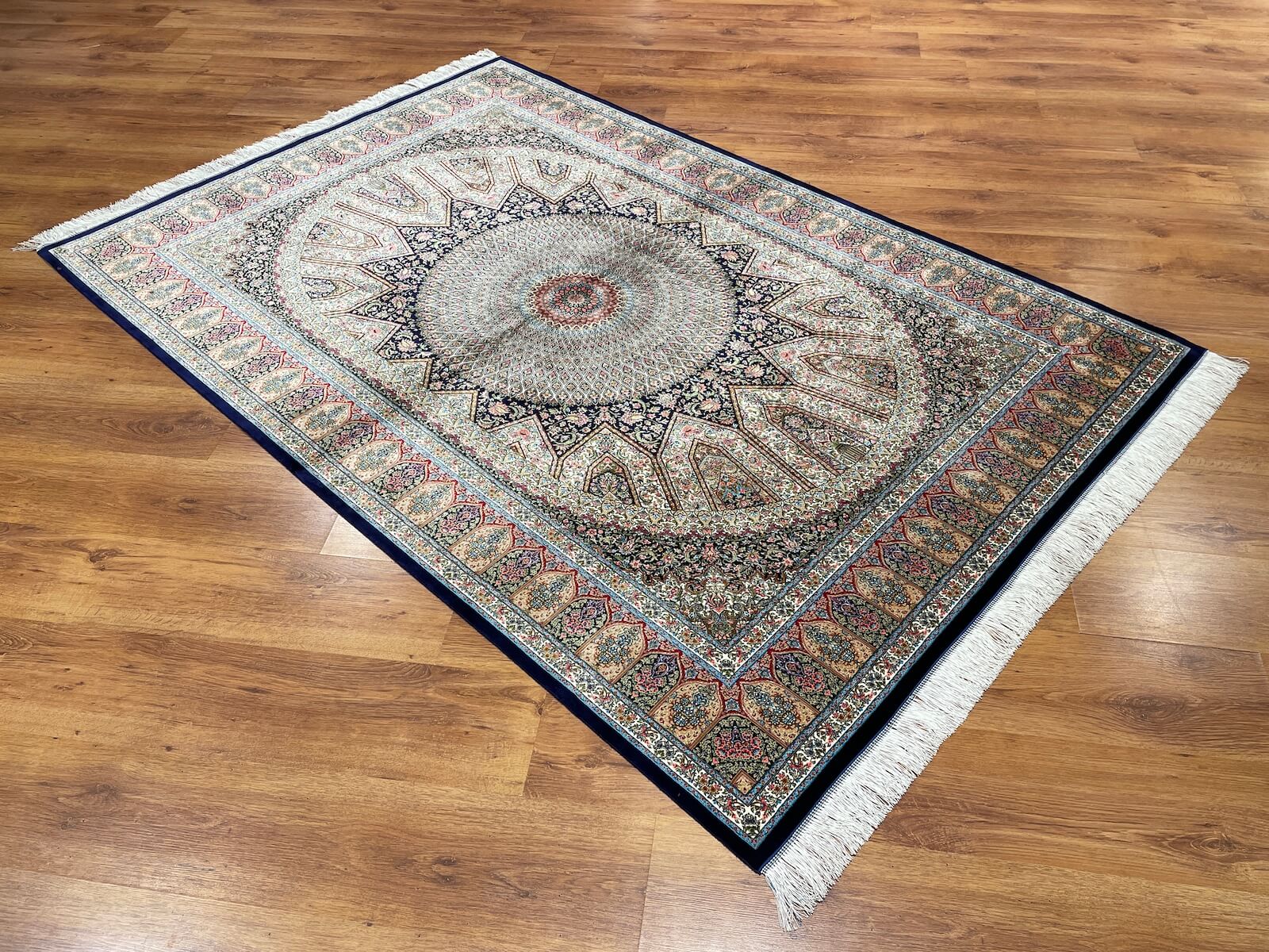 Quality Carpet Bambu Halı Kum Bej
