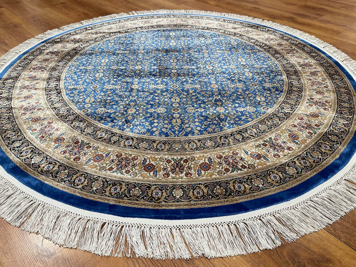 Quality Carpet Bambu Halı Yuvarlak 2001C