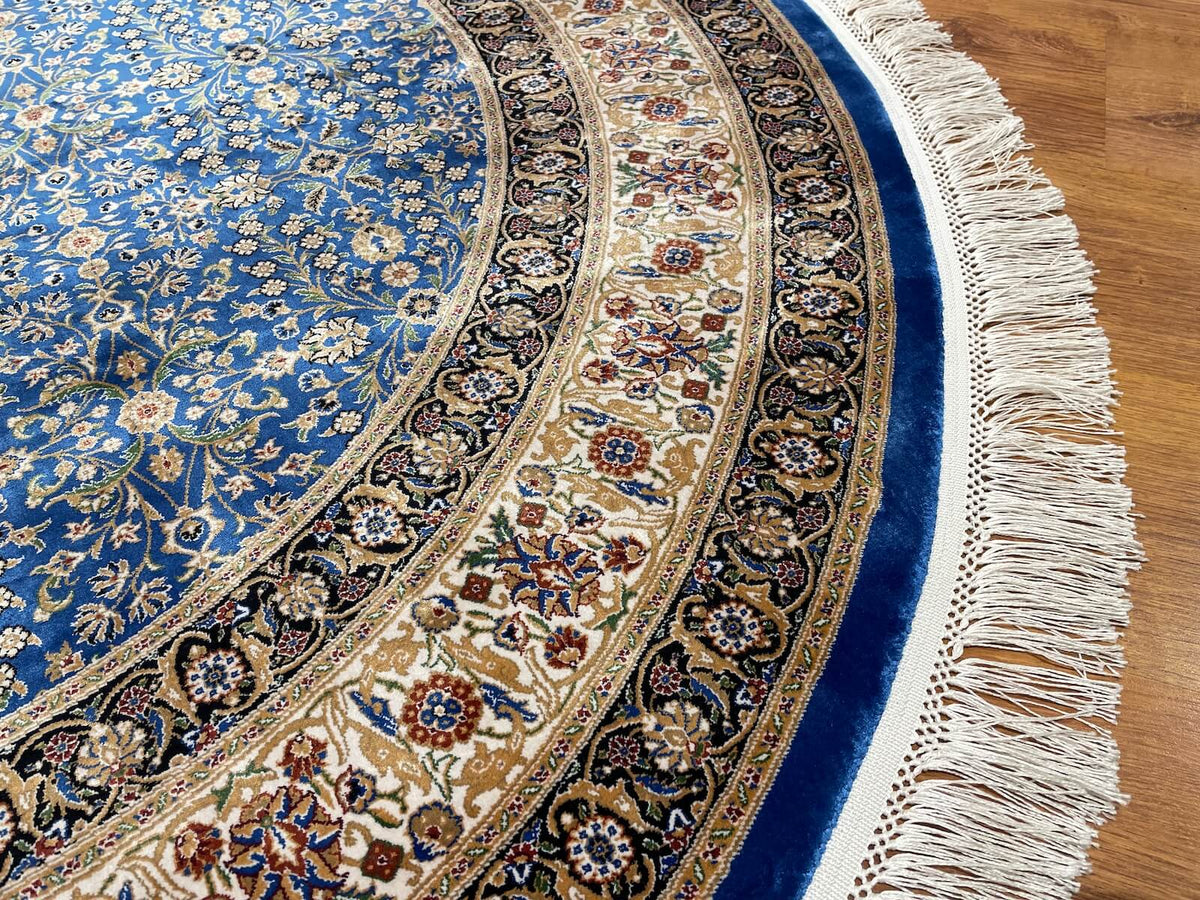 Quality Carpet Bambu Halı Yuvarlak 2001C