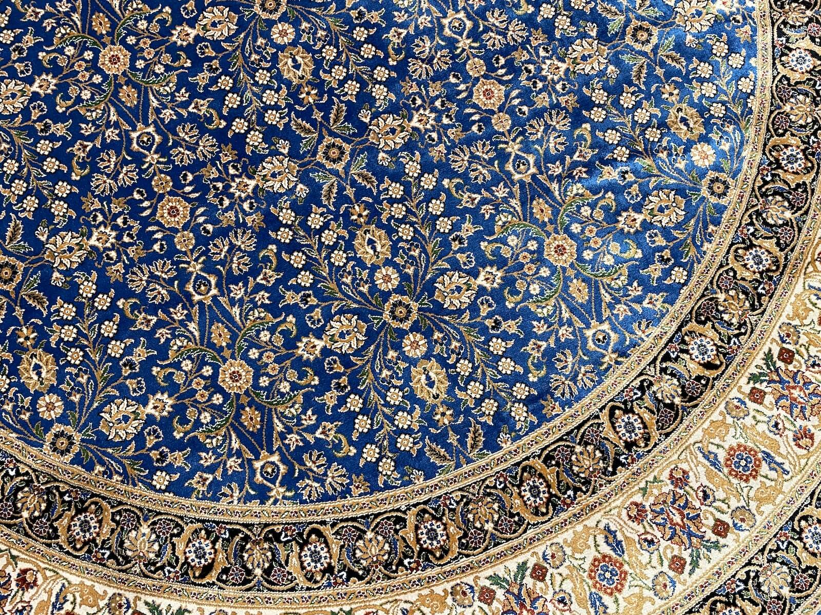 Quality Carpet Bambu Halı Yuvarlak 2001C