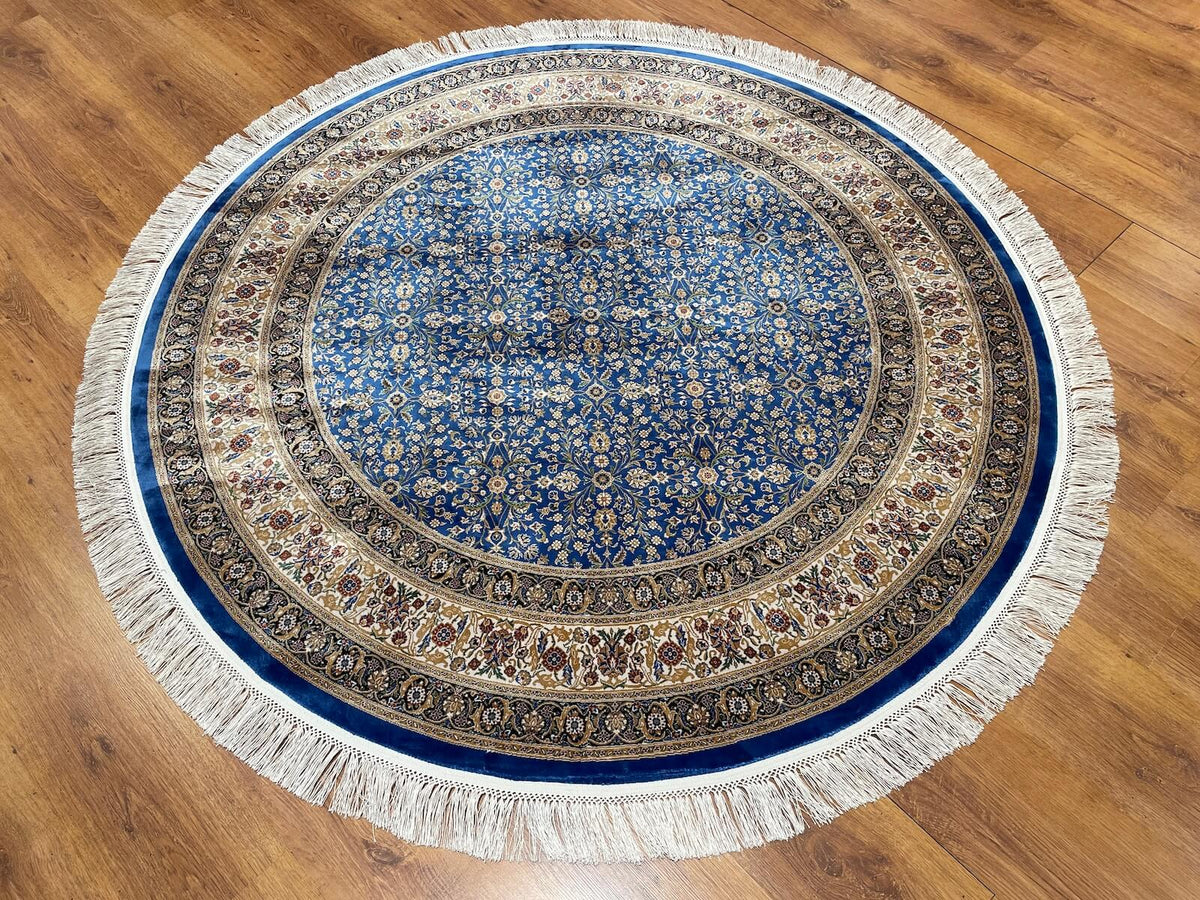 Quality Carpet Bambu Halı Yuvarlak 2001C