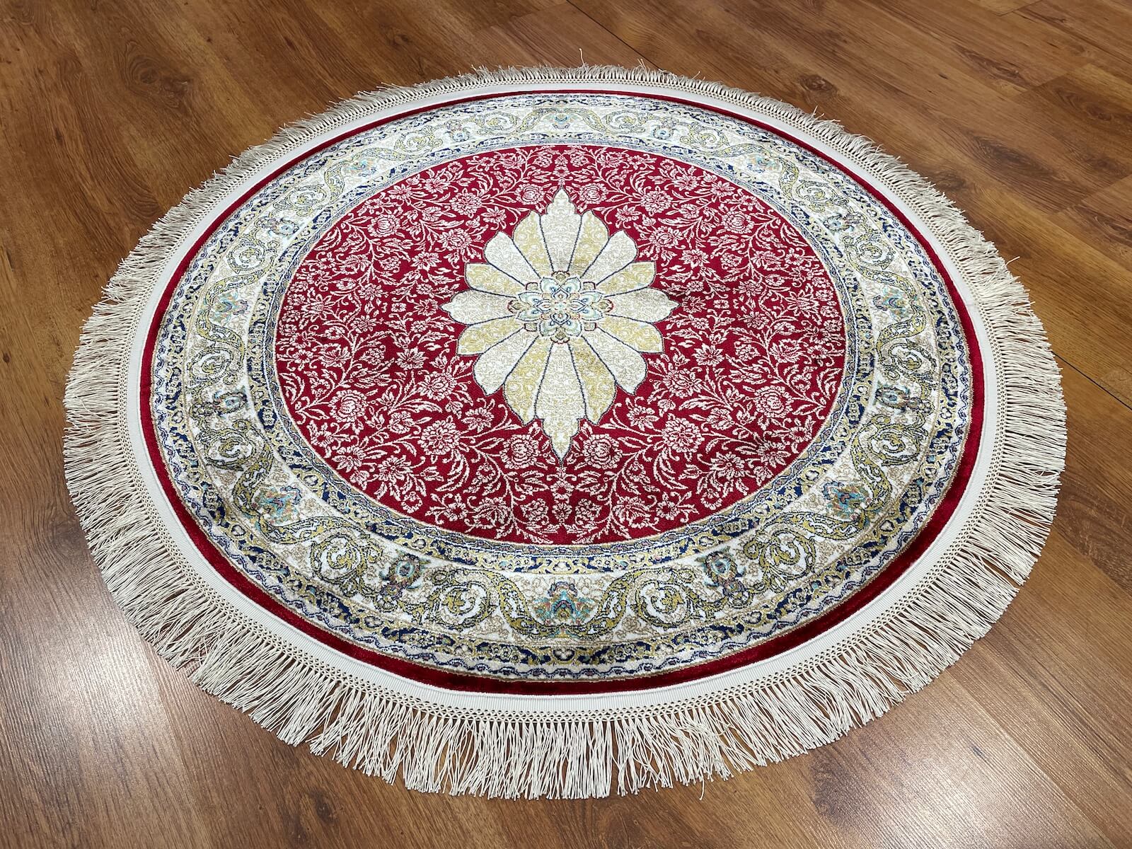 Quality Carpet Bambu Halı Yuvarlak 40014B