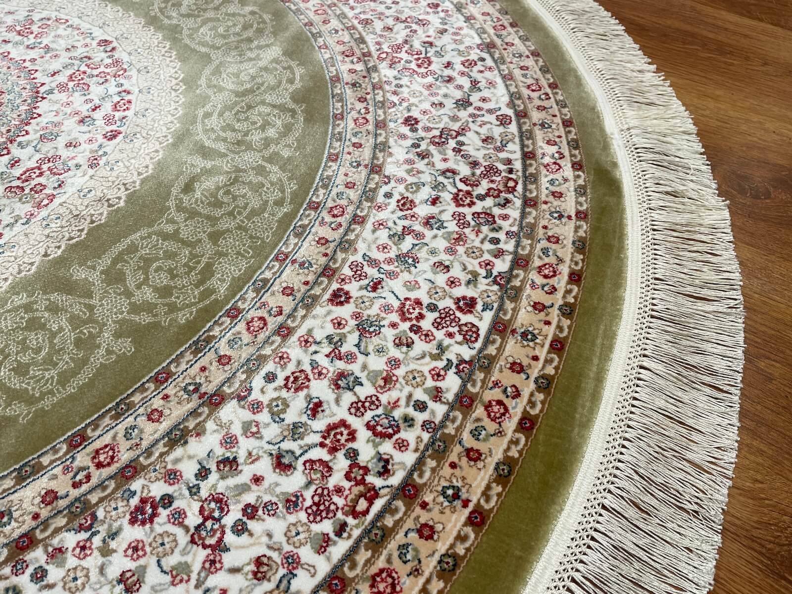 Quality Carpet Bambu Halı Yuvarlak 4608D