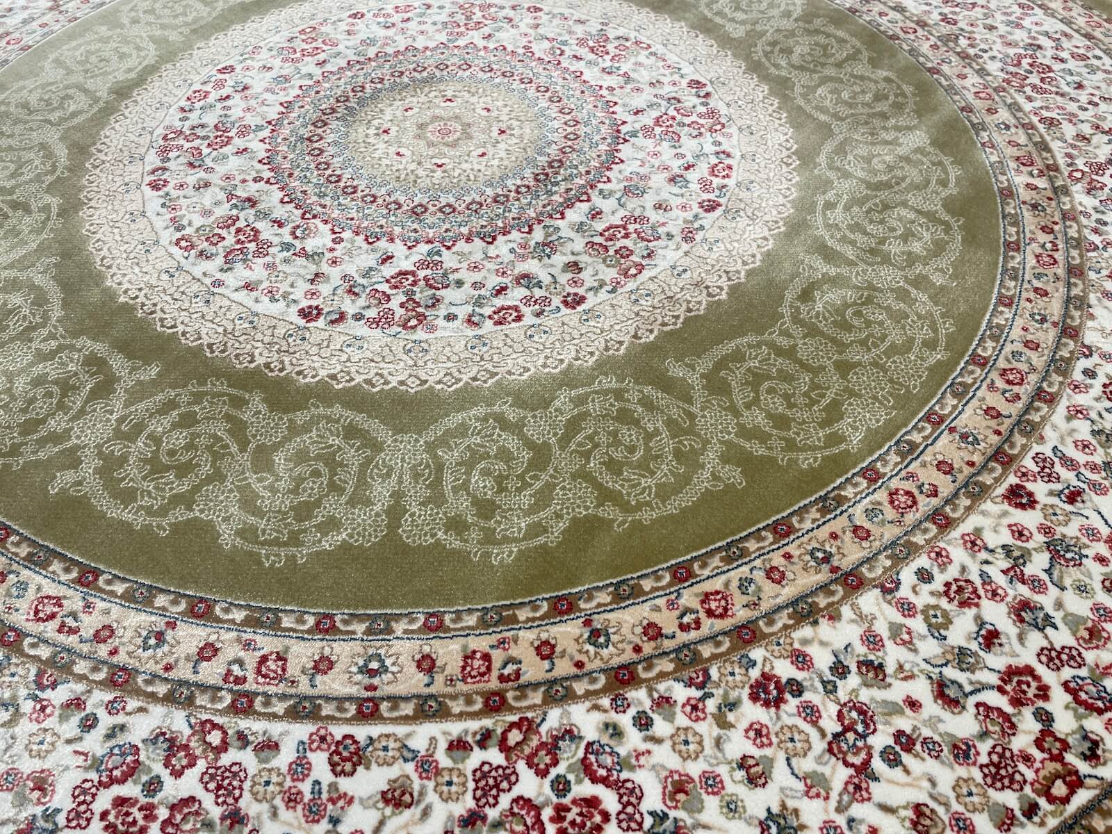 Quality Carpet Bambu Halı Yuvarlak 4608D