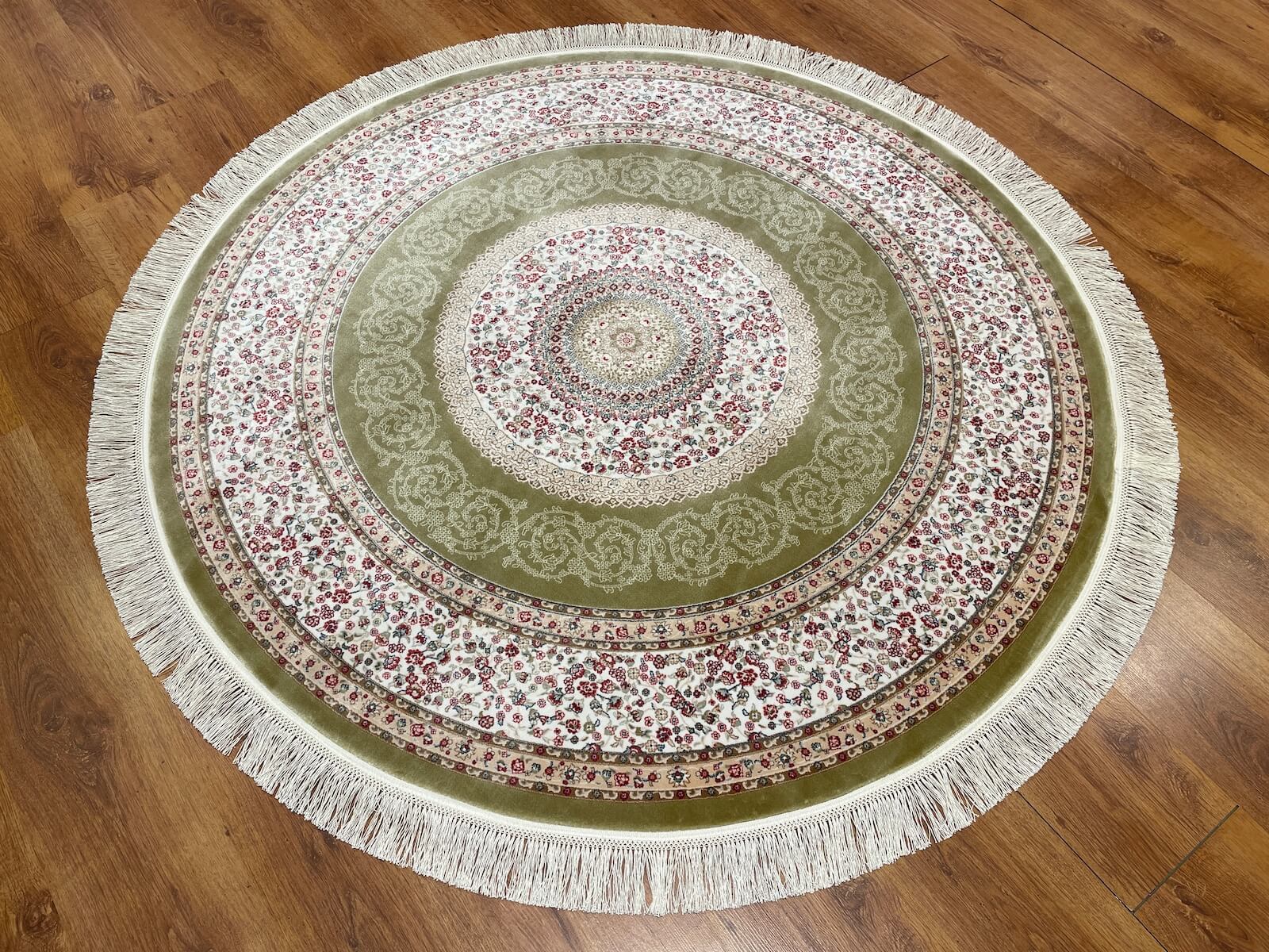 Quality Carpet Bambu Halı Yuvarlak 4608D